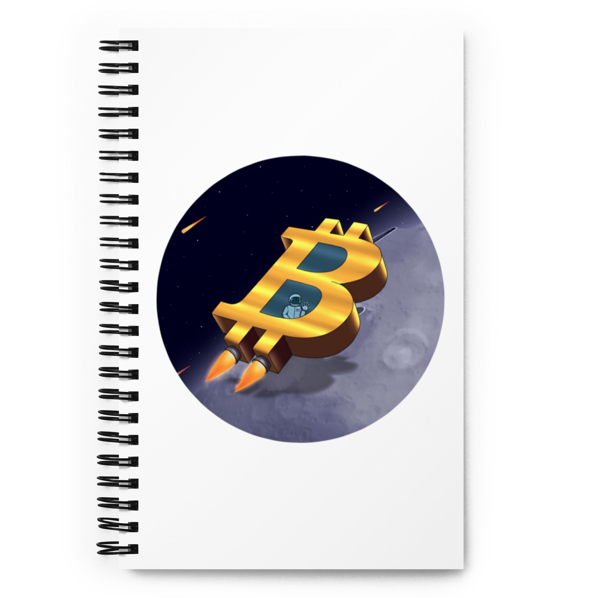 Bitcoin to Space Notebook - Futuristic Design, Premium Quality, BTC To  Space Notebook TO THE MOON NOTEBOOK