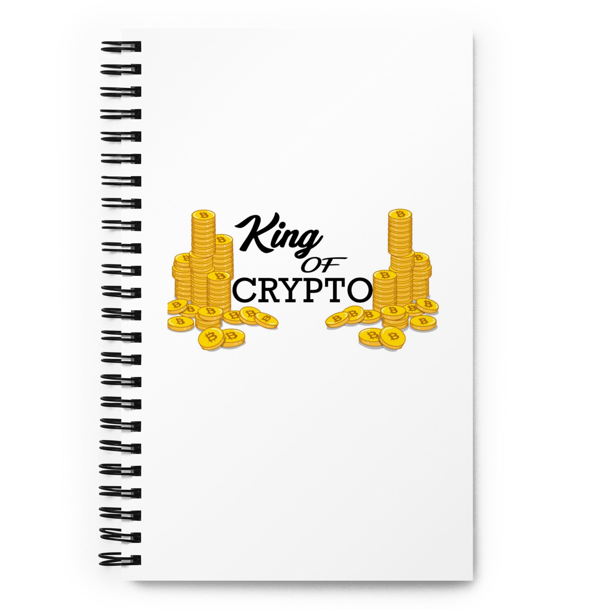 King of Crypto Notebook - Majestic Design, Premium Quality, King of Crypto Notebook BTC | BITCOIN CRYPTO NOTEBOOK