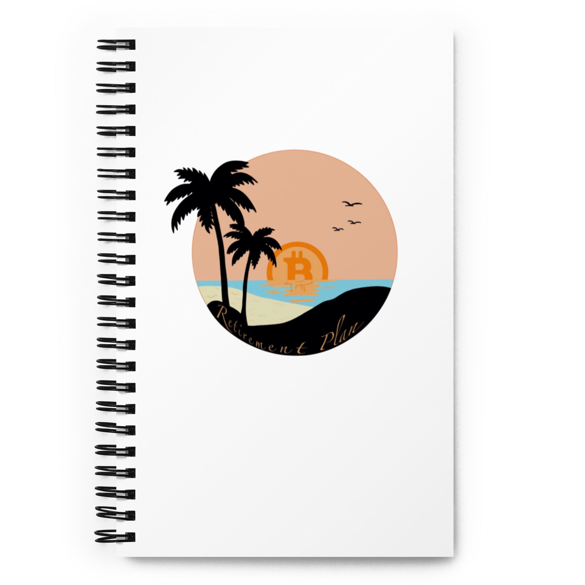 Retirement Plan Notebook - Stylish Design, Premium Quality, BITCOIN | BTC Retirement Plan Notebook CRYPTO