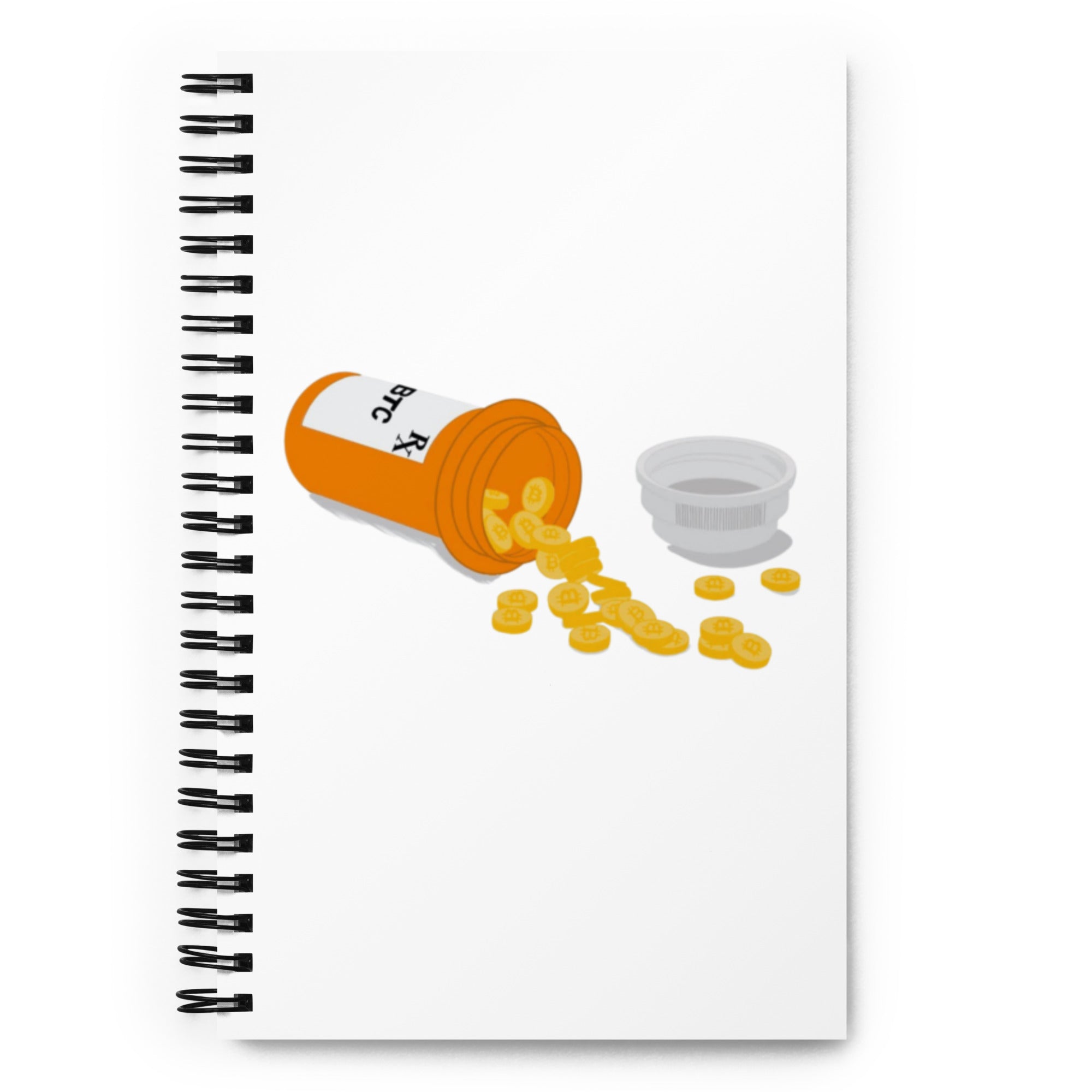 Bitcoin Overdose Notebook - Bold Design, Premium Quality, BTC Overdose Notebook O.D. ON BTC NOTEBOOK