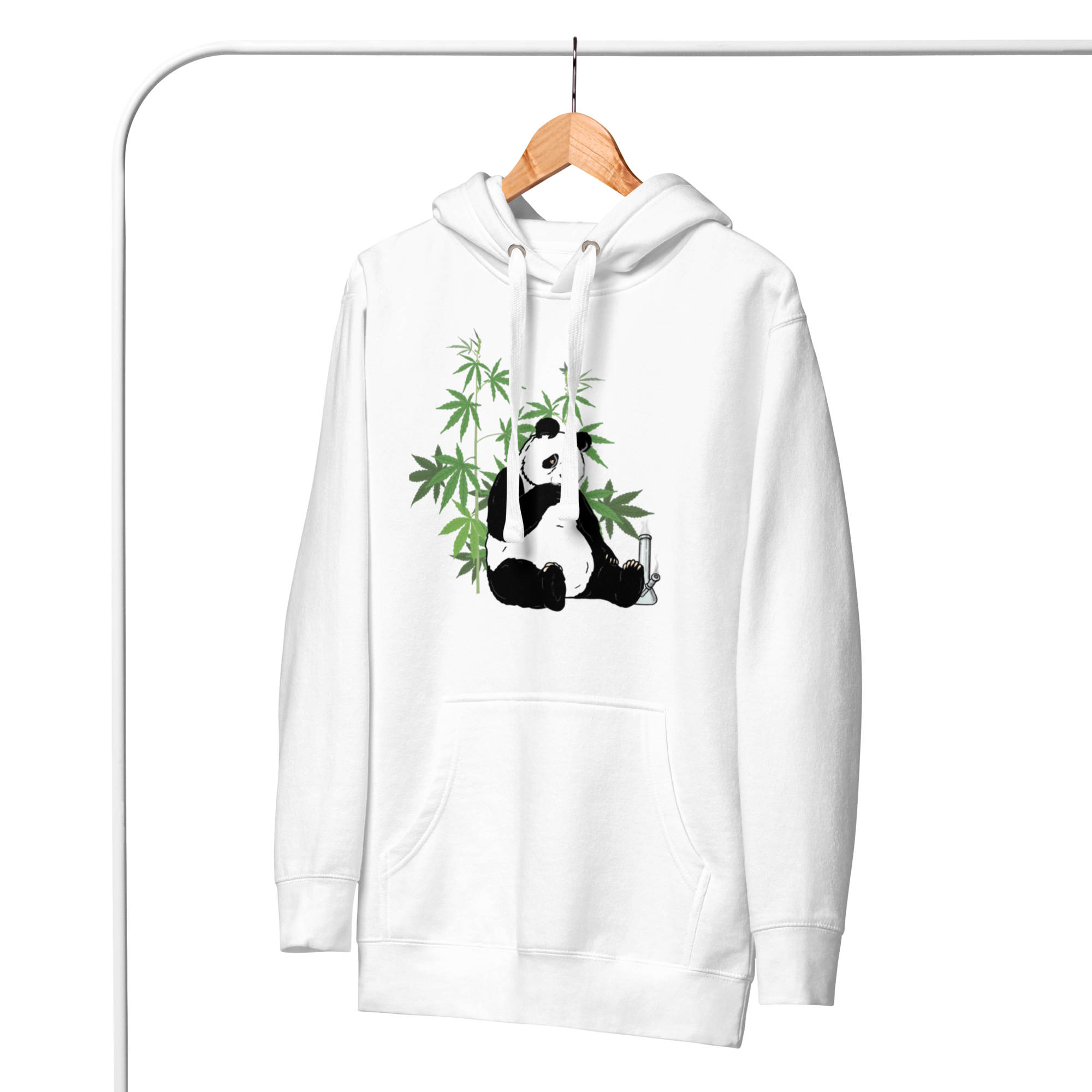 Stoned Panda Hoodie - Cozy and Cool Crypto Apparel, Premium Cotton Blend