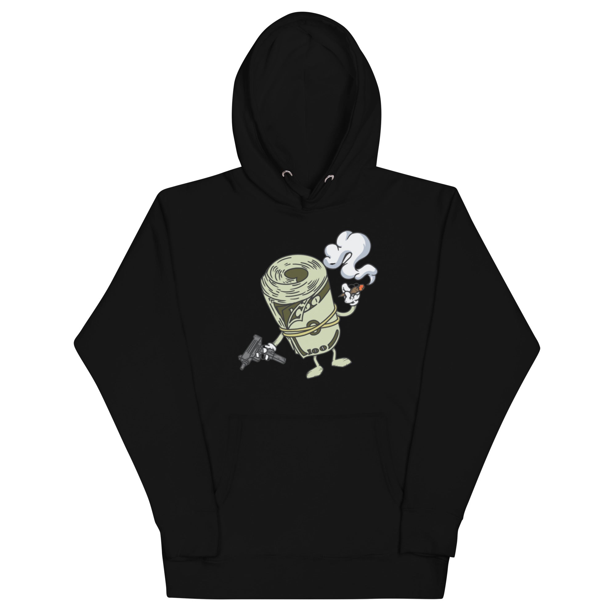 Bands Hoodie - Wealth Design, Premium Comfort MONEY, GUNS and WEED "CASHmoney" HOODIE