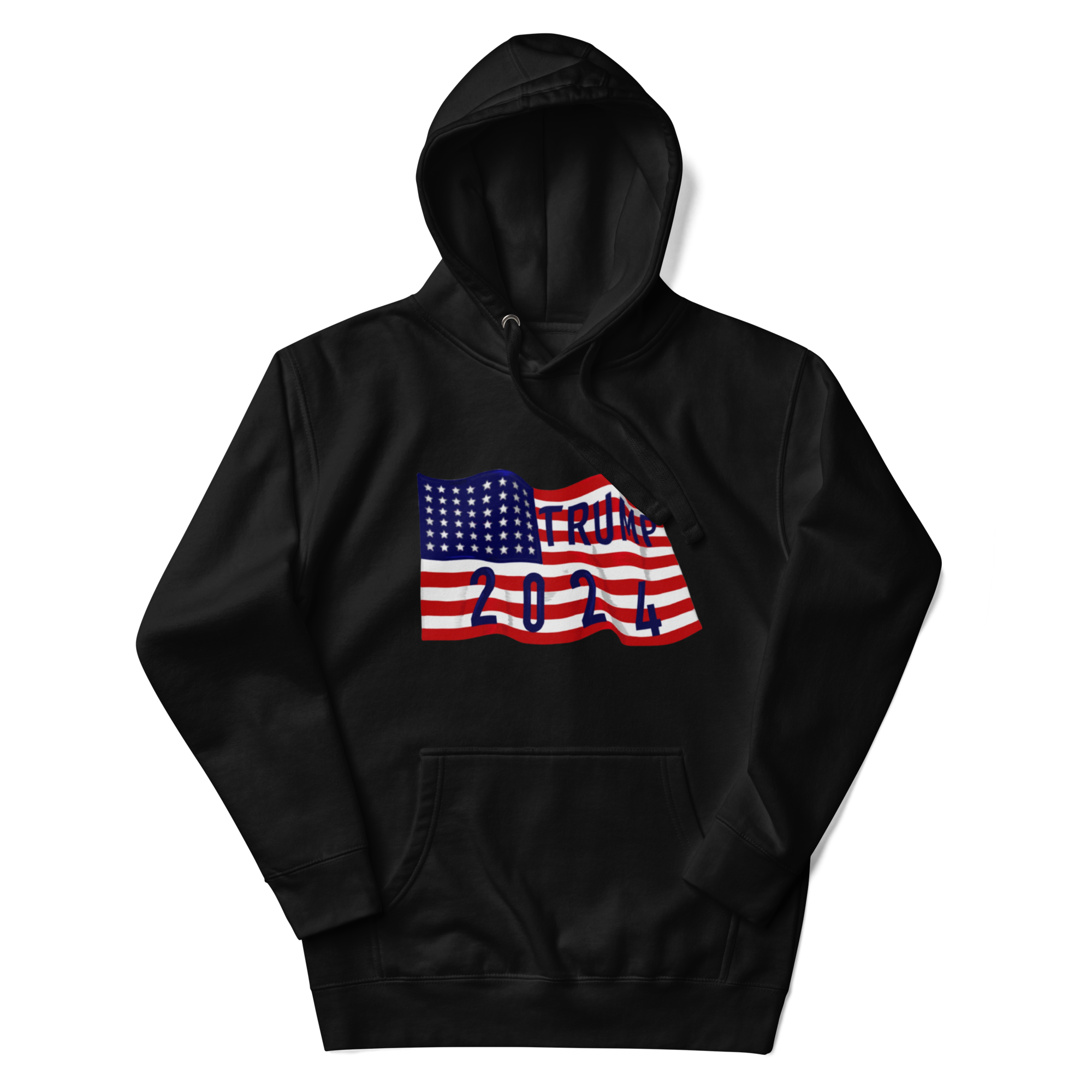 Trump 2024 Flag Hoodie - Patriotic Design, Premium Quality -Trump 2024 Flag #45