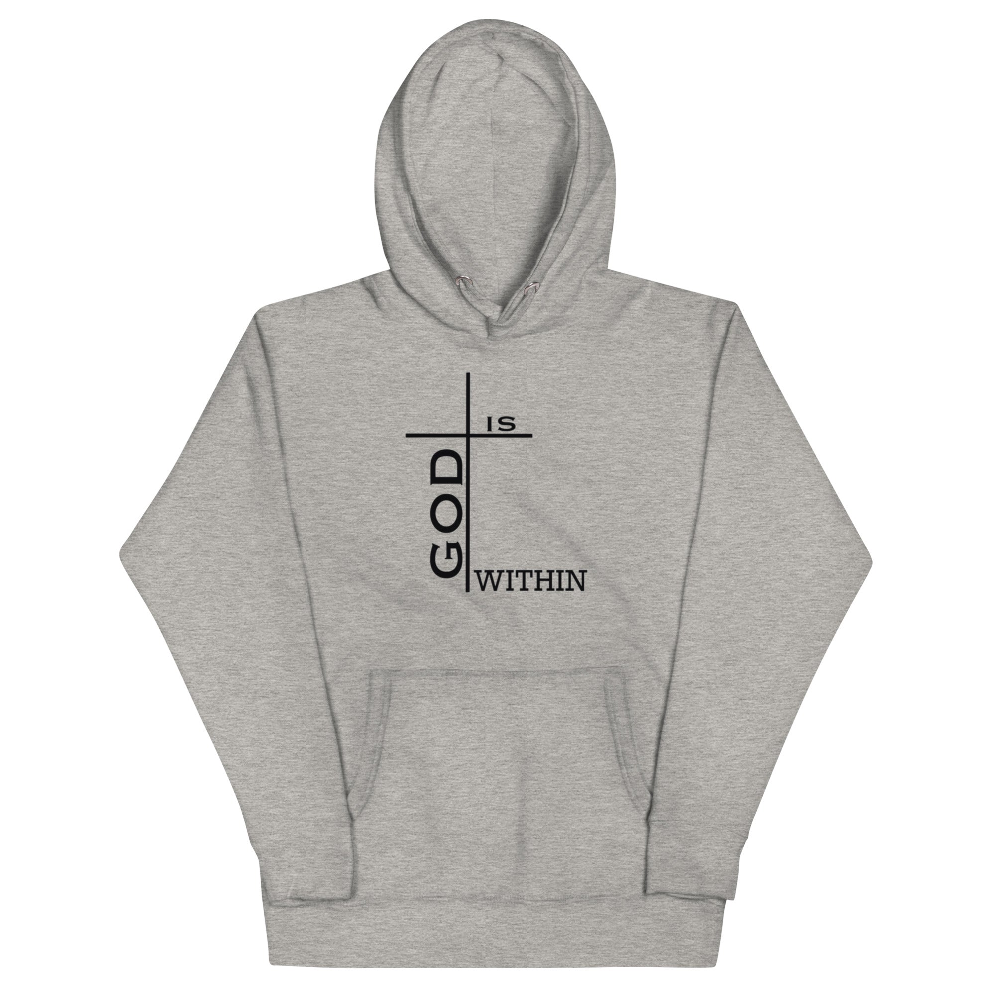 God Is Within Hoodie - Inspirational Design, Premium Comfort GOD MADE US ALL | THEREFORE WE ARE ALL GODS | HOODIE