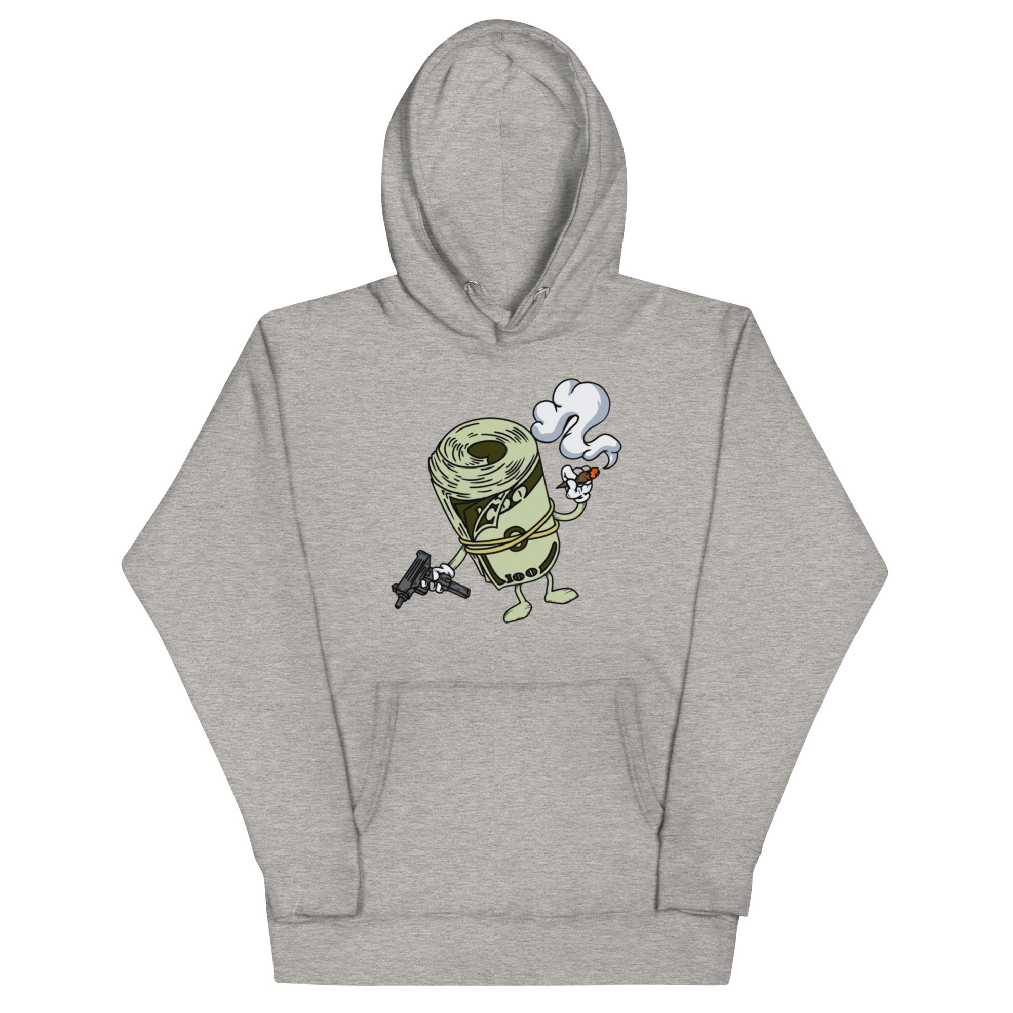 Bands Hoodie - Wealth Design, Premium Comfort MONEY, GUNS and WEED "CASHmoney" HOODIE