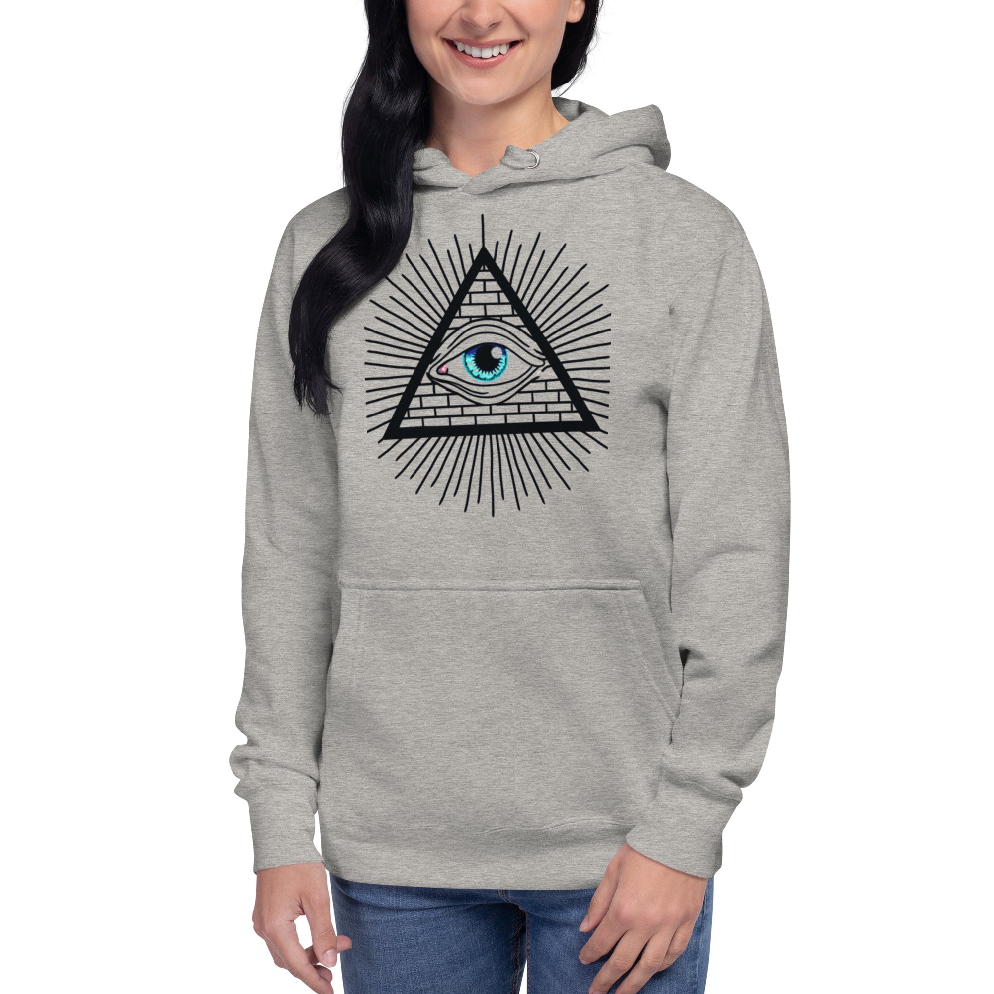 In Us We Trust Hoodie - Patriotic Crypto Apparel, Premium Quality "ALL SEEING EYE"