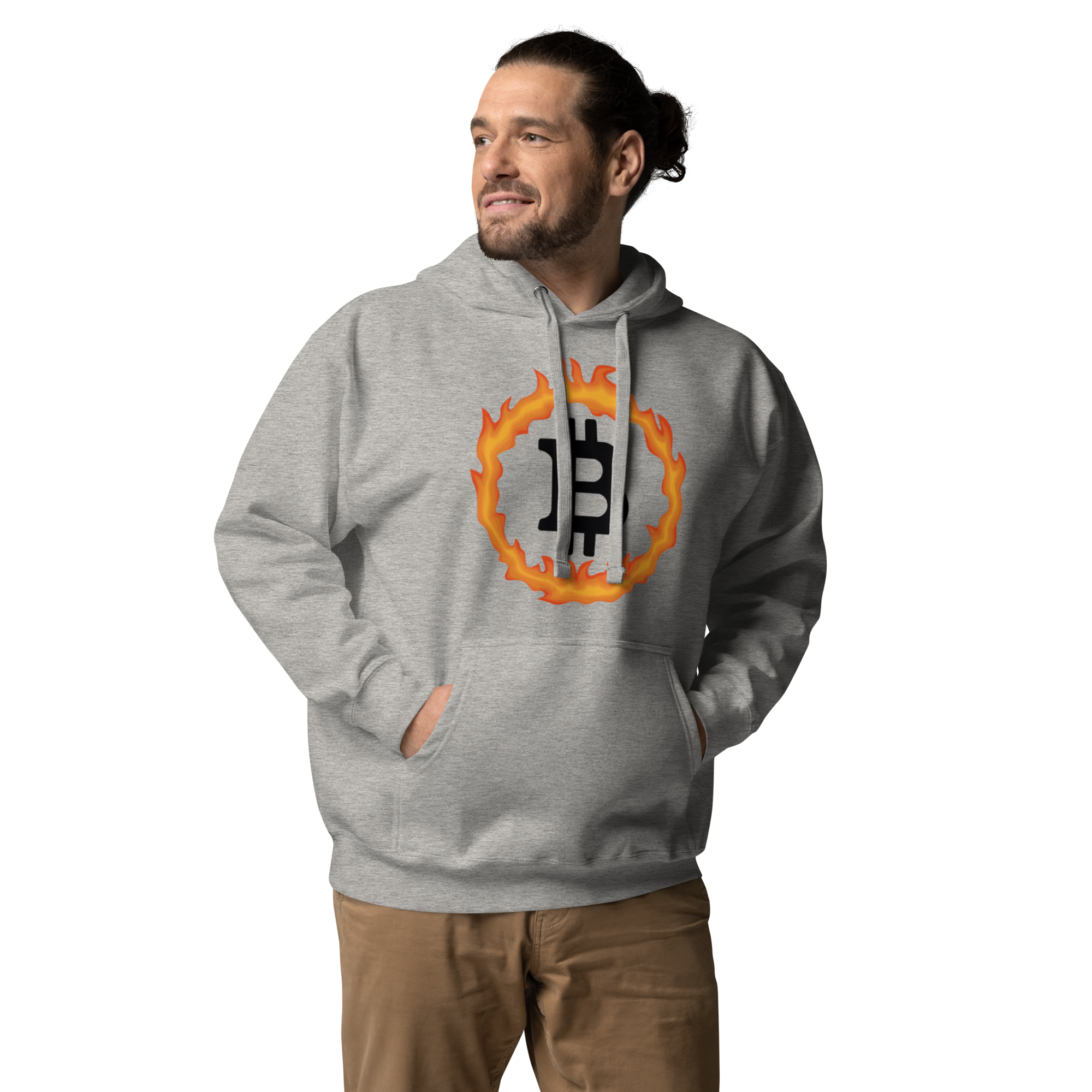 Bitcoin Blaze Hoodie - Iconic Crypto Design, Premium Comfort for BTC Enthusiasts