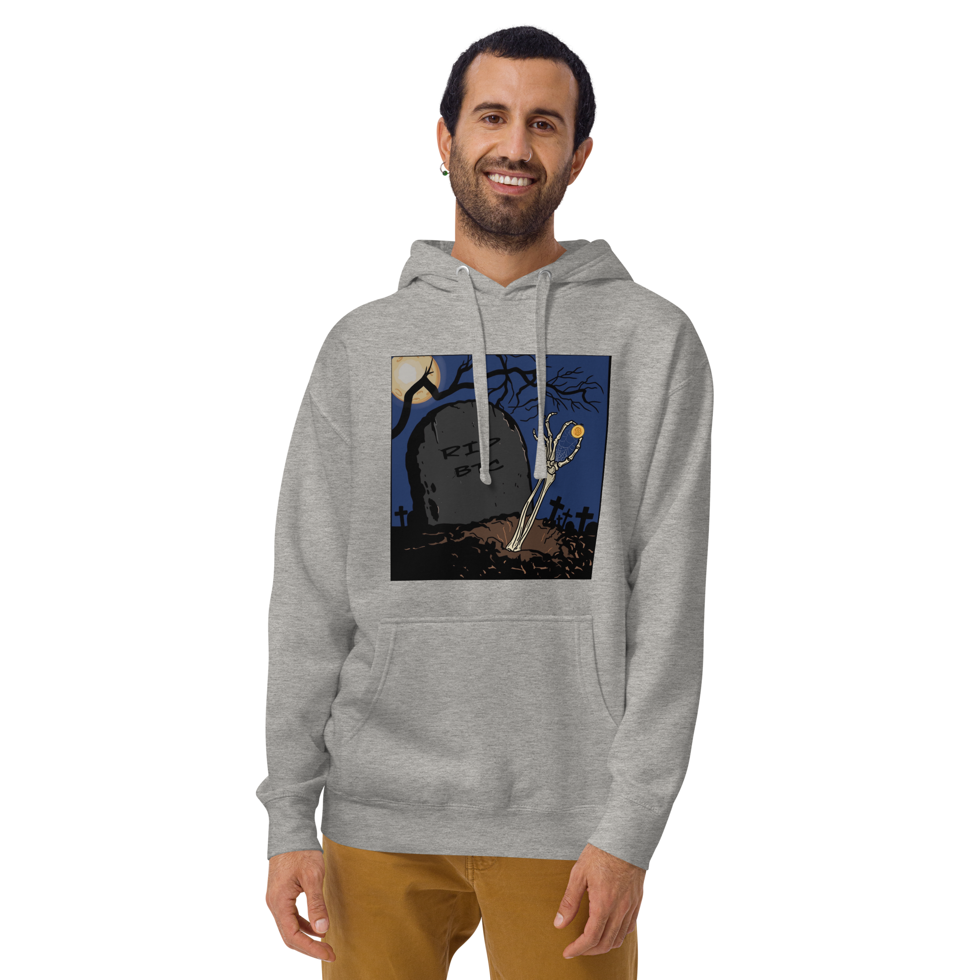 RIP Bitcoin Hoodie - Bold Design, Premium Comfort for BTC Fans - RIP BTC Hoodie | FUTURE OF CRYPTO