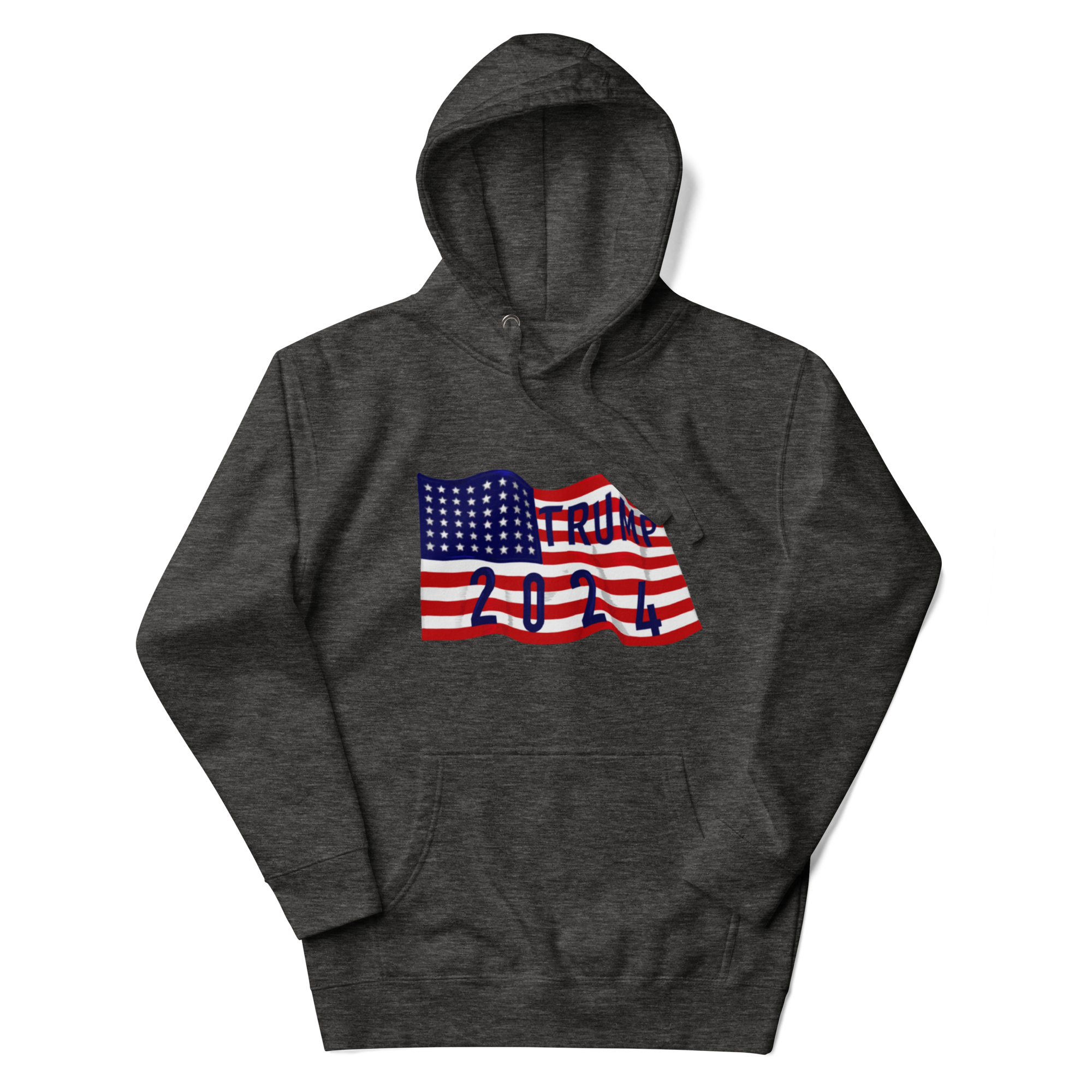 Trump 2024 Flag Hoodie - Patriotic Design, Premium Quality -Trump 2024 Flag #45