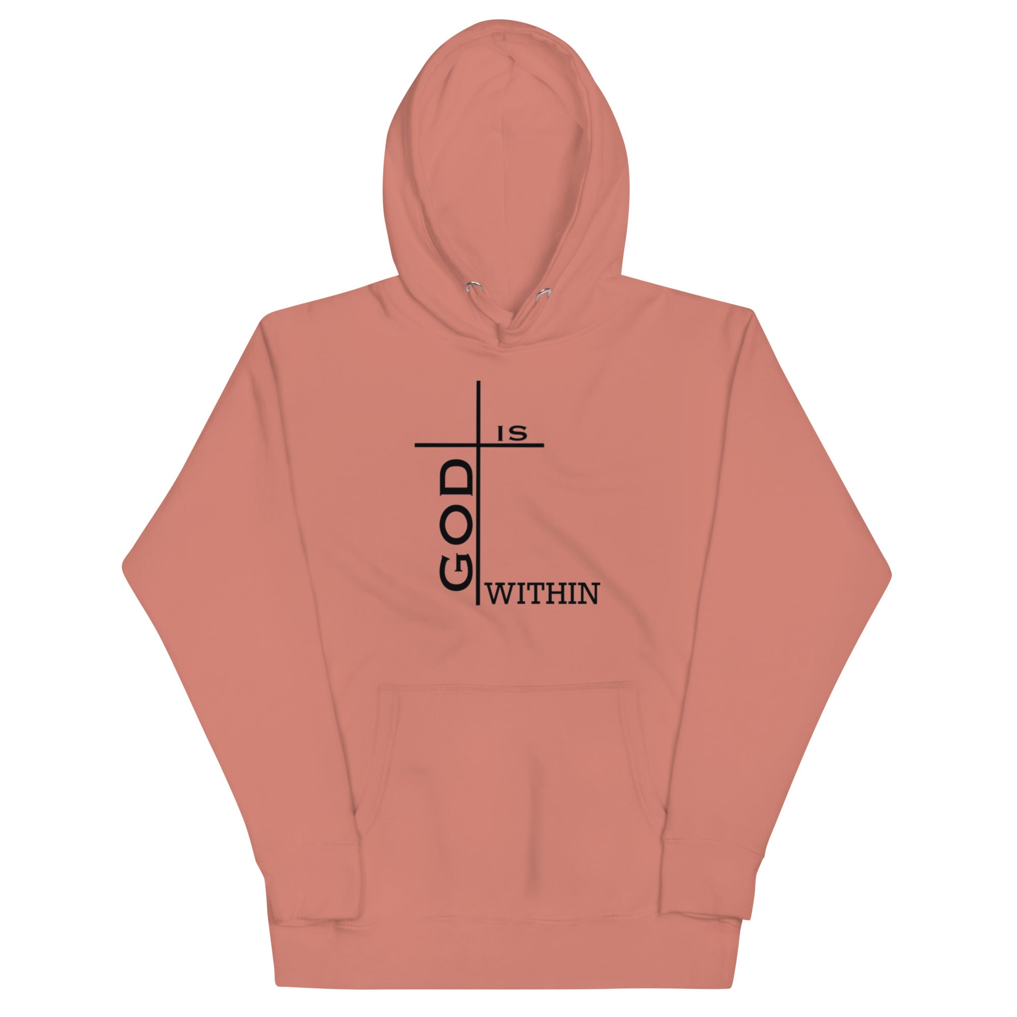 God Is Within Hoodie - Inspirational Design, Premium Comfort GOD MADE US ALL | THEREFORE WE ARE ALL GODS | HOODIE