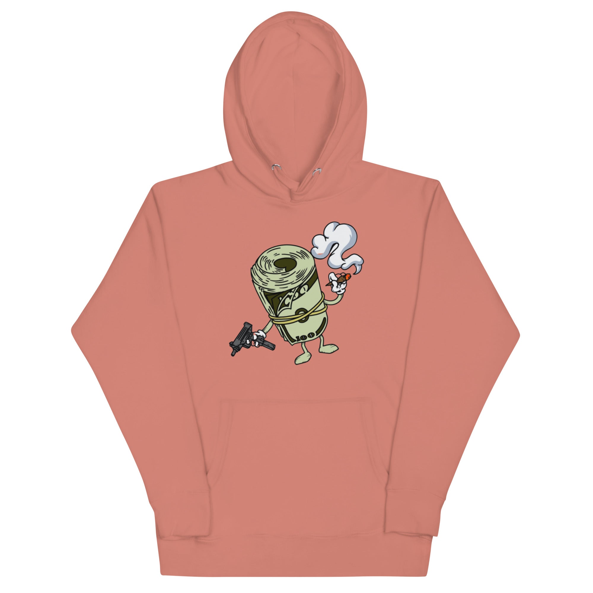 Bands Hoodie - Wealth Design, Premium Comfort MONEY, GUNS and WEED "CASHmoney" HOODIE