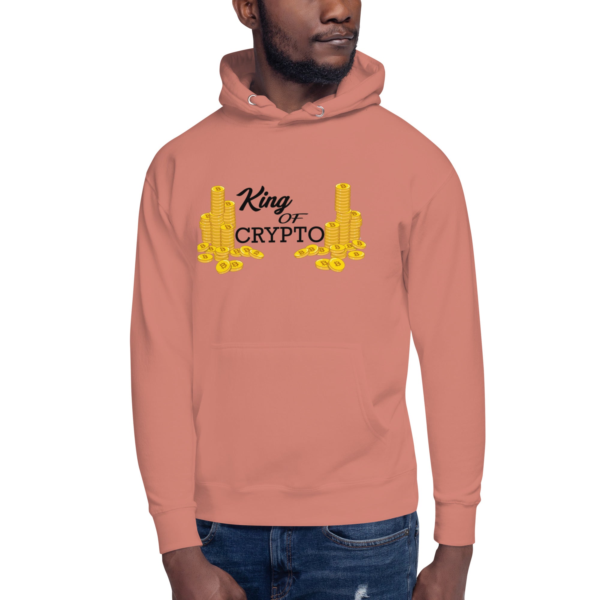 KING OF CRYPTO Hoodie - Regal Design, Premium Comfort for Crypto Royalty "KING OF CRYPTO"