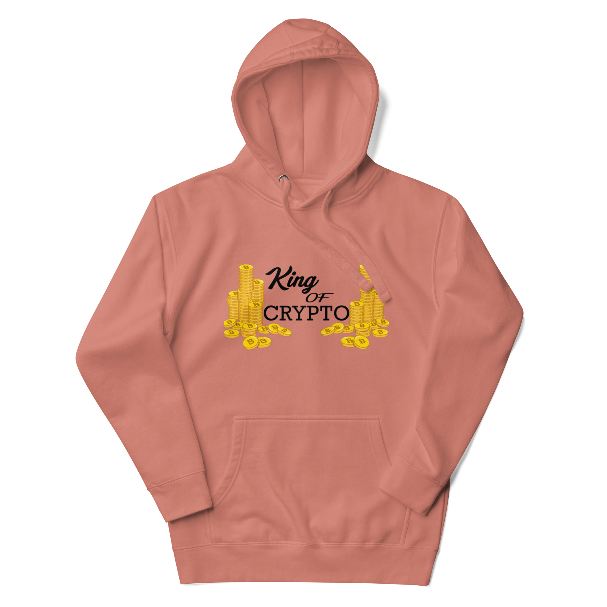 KING OF CRYPTO Hoodie - Regal Design, Premium Comfort for Crypto Royalty "KING OF CRYPTO"