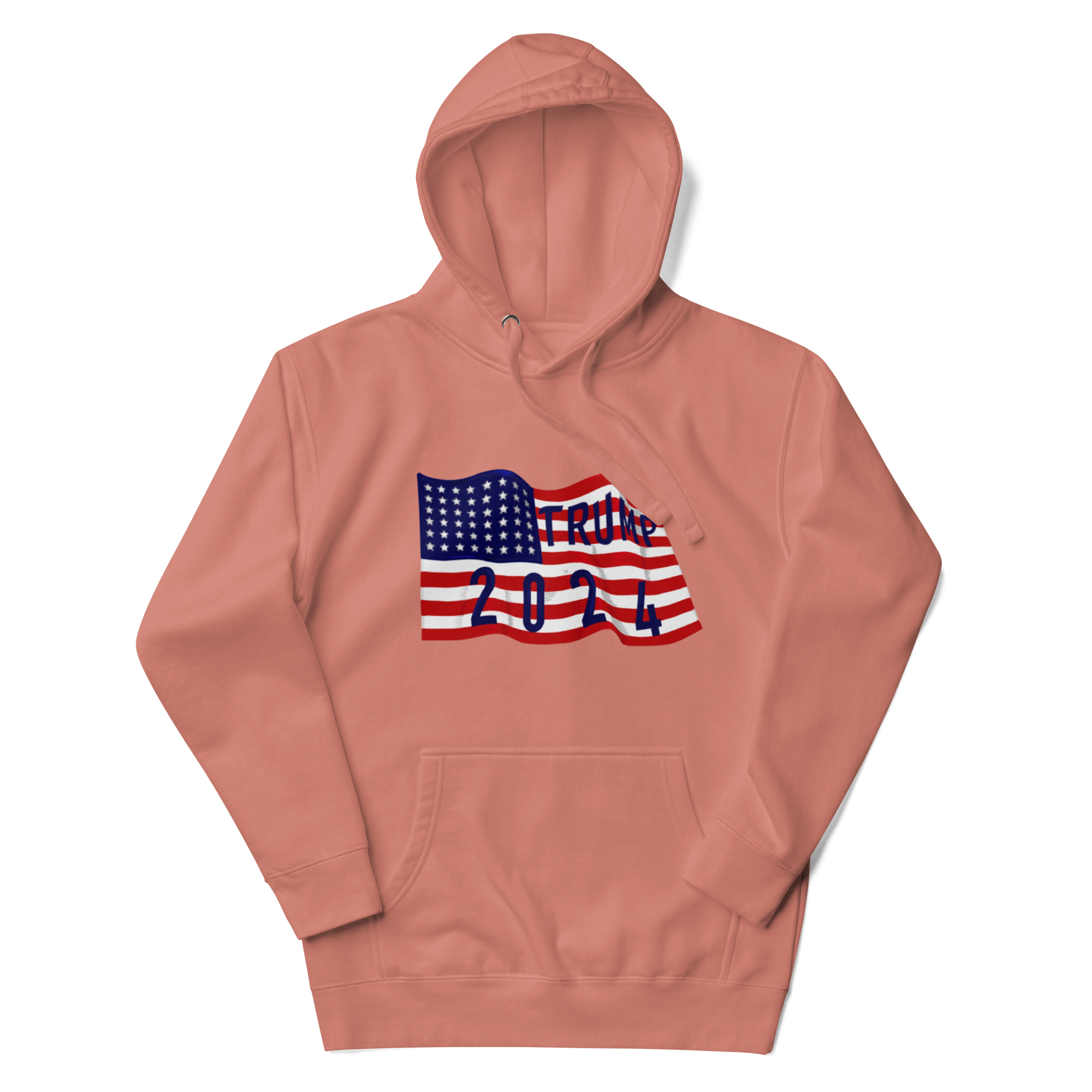 Trump 2024 Flag Hoodie - Patriotic Design, Premium Quality -Trump 2024 Flag #45