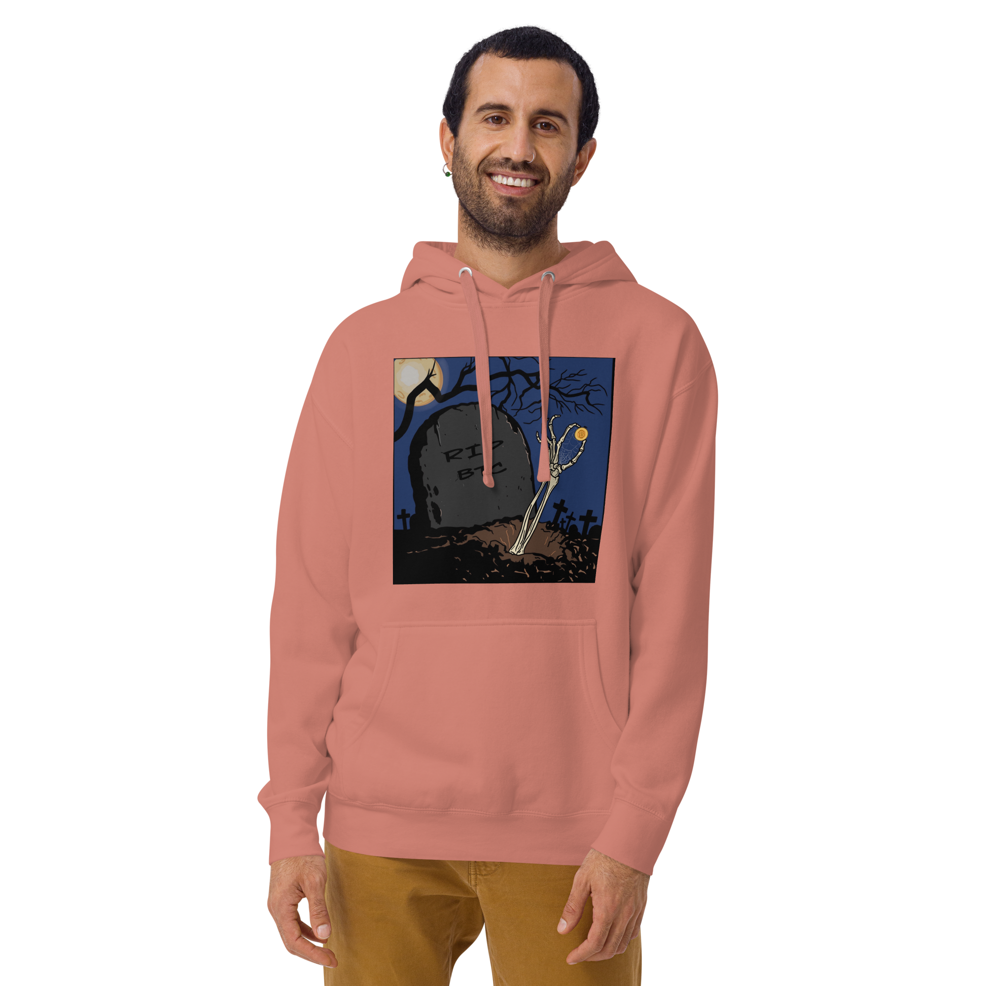 RIP Bitcoin Hoodie - Bold Design, Premium Comfort for BTC Fans - RIP BTC Hoodie | FUTURE OF CRYPTO