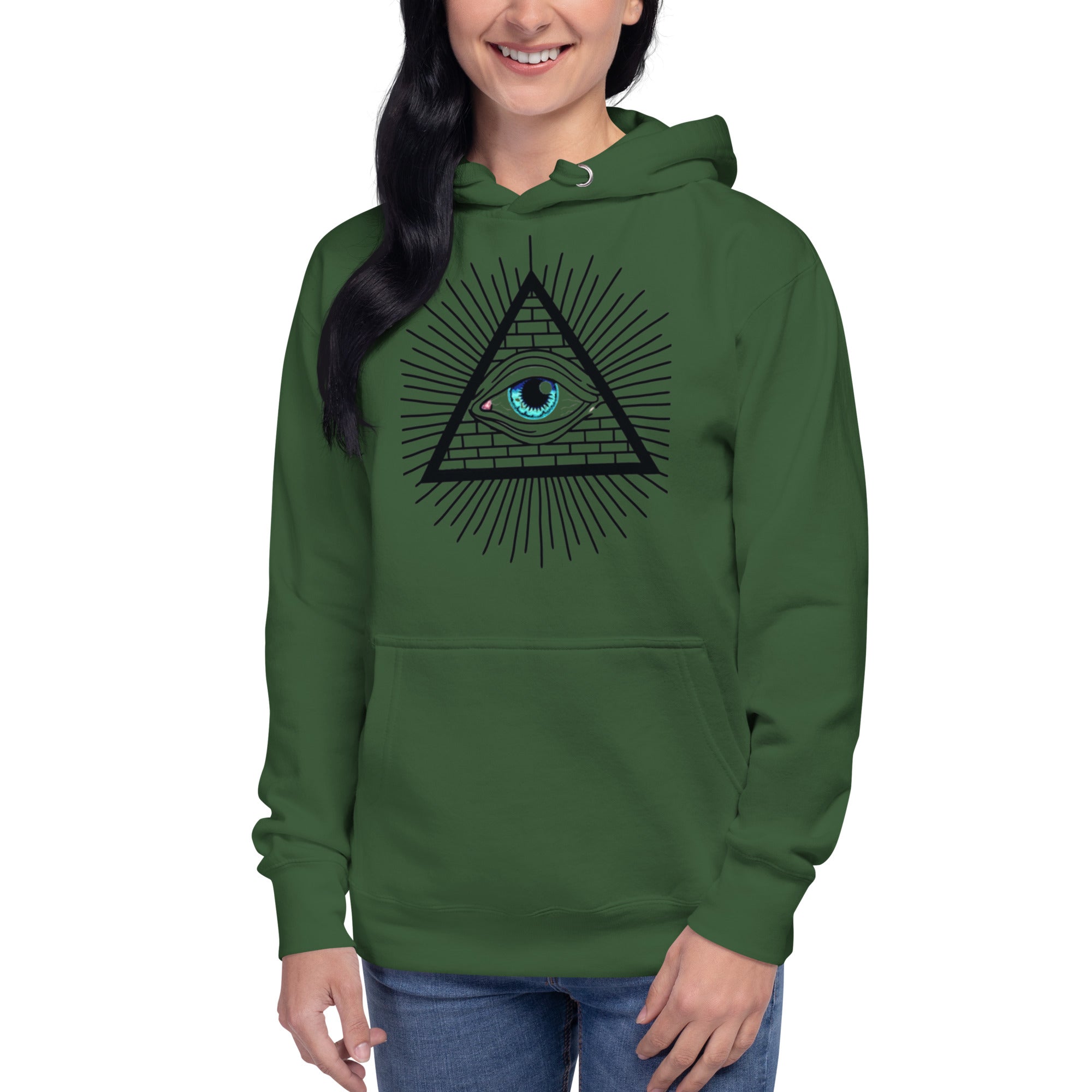 In Us We Trust Hoodie - Patriotic Crypto Apparel, Premium Quality "ALL SEEING EYE"