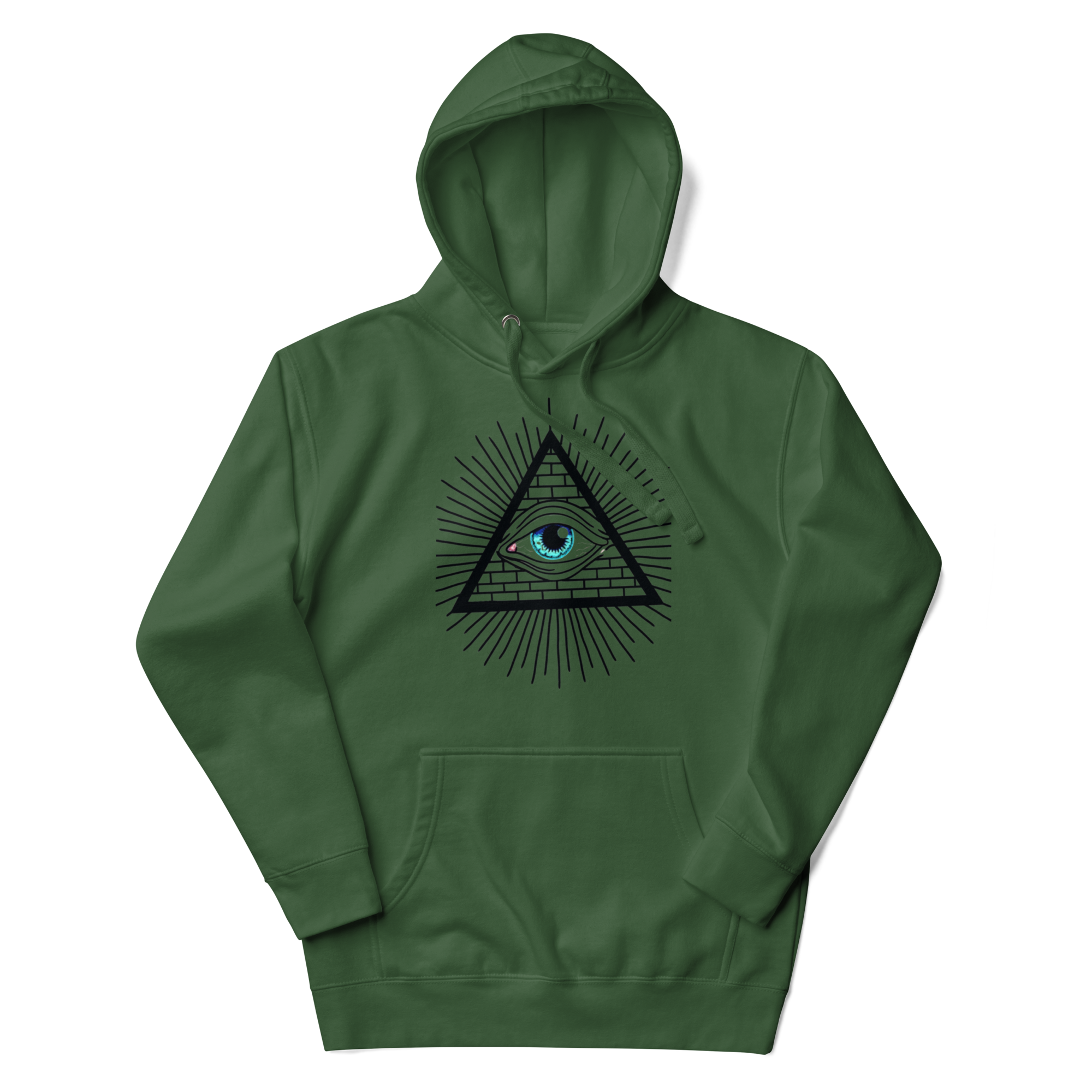 In Us We Trust Hoodie - Patriotic Crypto Apparel, Premium Quality "ALL SEEING EYE"