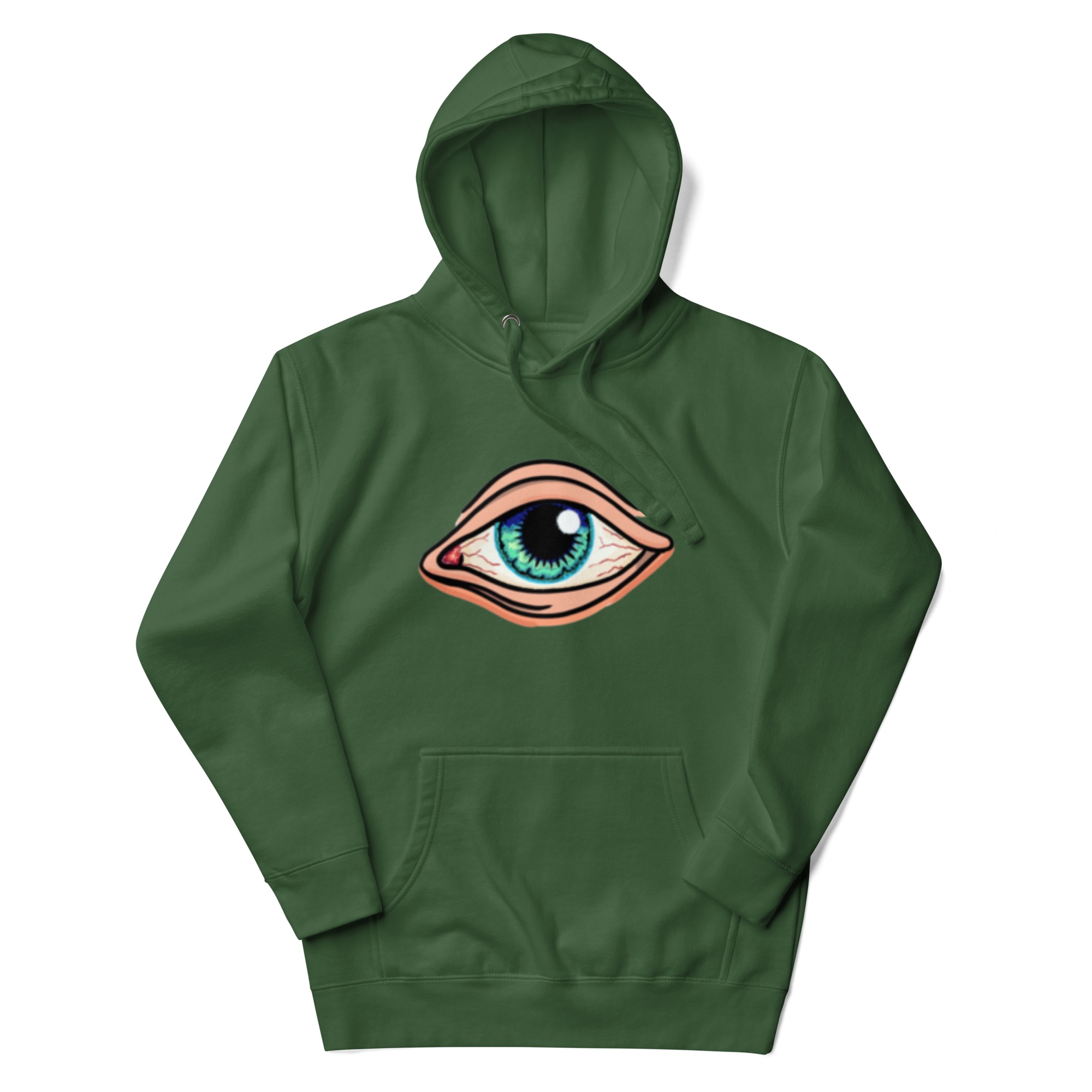 EYE Hoodie - EYE SEE YOU Mystical Design, Premium Comfort "ALL SEEING EYE" 3RD EYE HOODIE