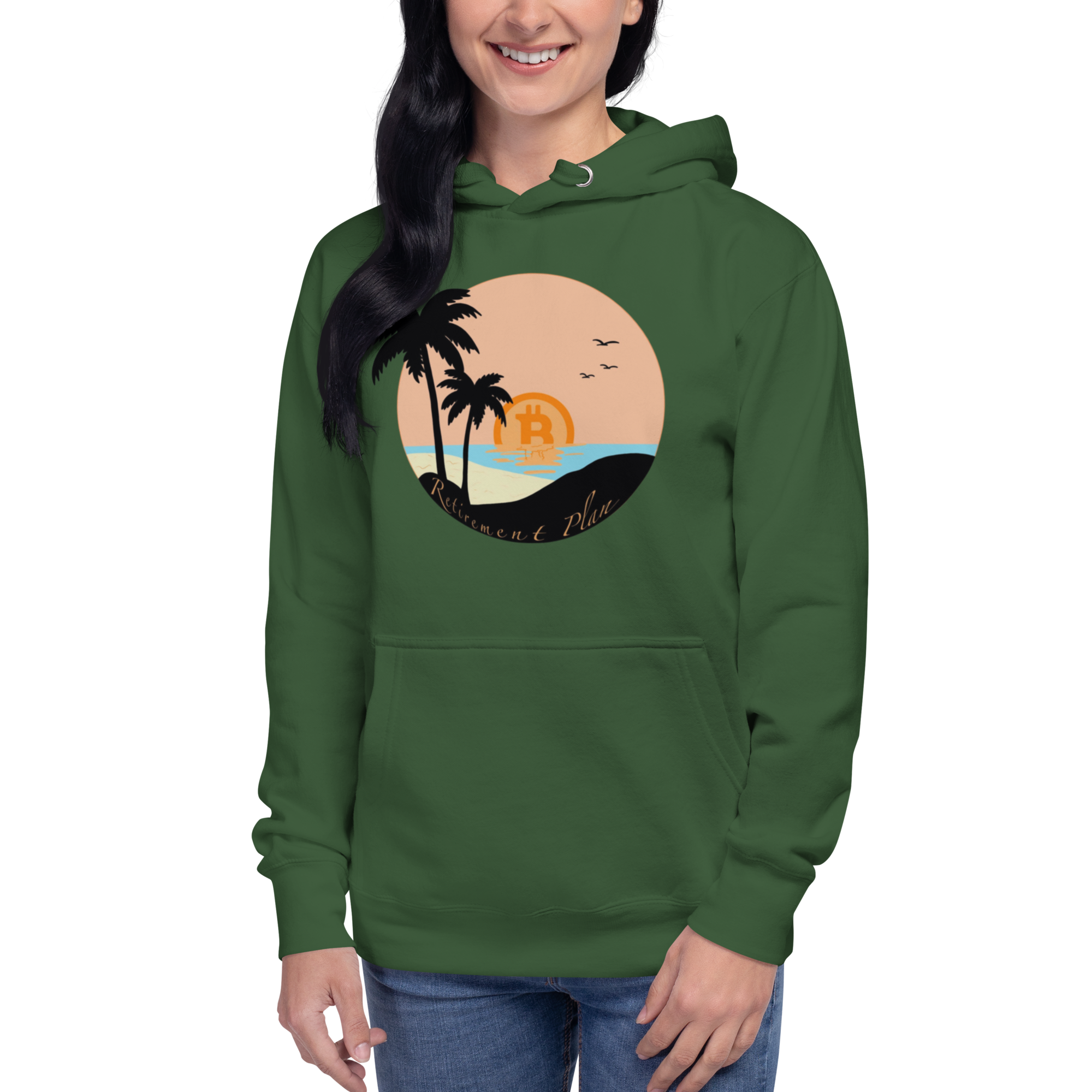 Retirement Plan Hoodie - Stylish Design, Premium Comfort for Crypto Investors | BTC 4 LIFE