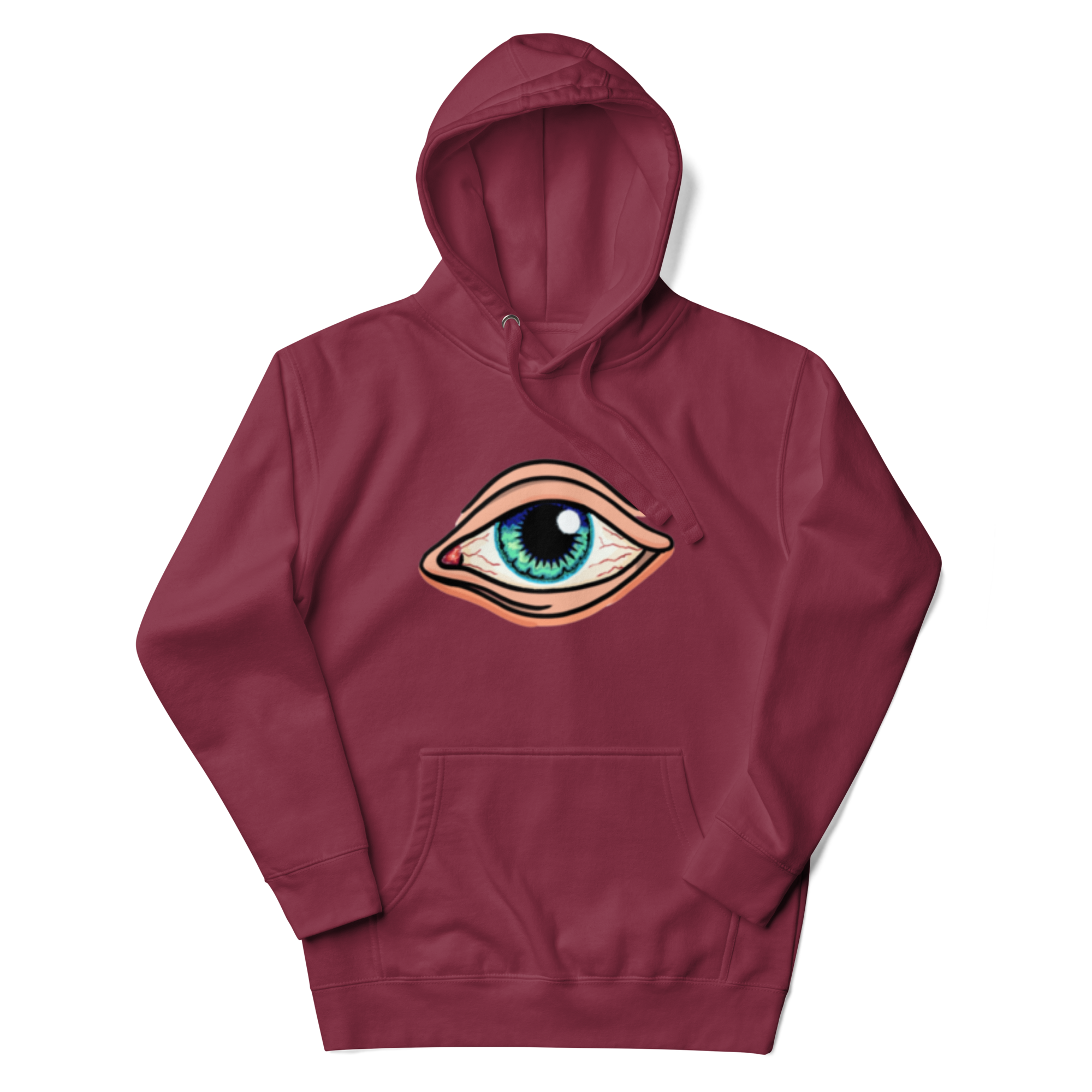 EYE Hoodie - EYE SEE YOU Mystical Design, Premium Comfort "ALL SEEING EYE" 3RD EYE HOODIE