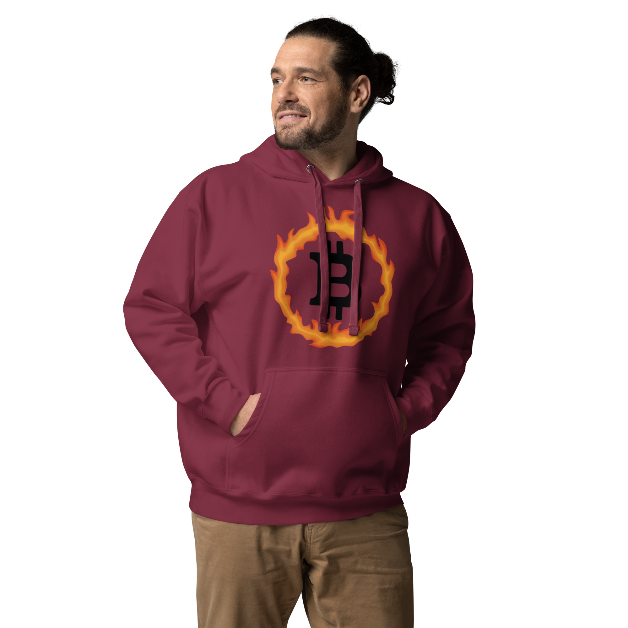 Bitcoin Blaze Hoodie - Iconic Crypto Design, Premium Comfort for BTC Enthusiasts