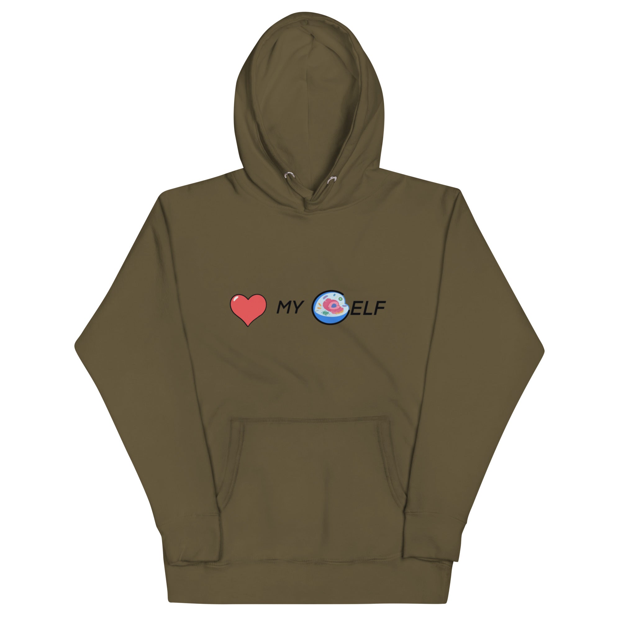 Cell-f Love Hoodie - Self-Love Design, Premium Comfort "CELLULAR LOVE" DNA HEALING