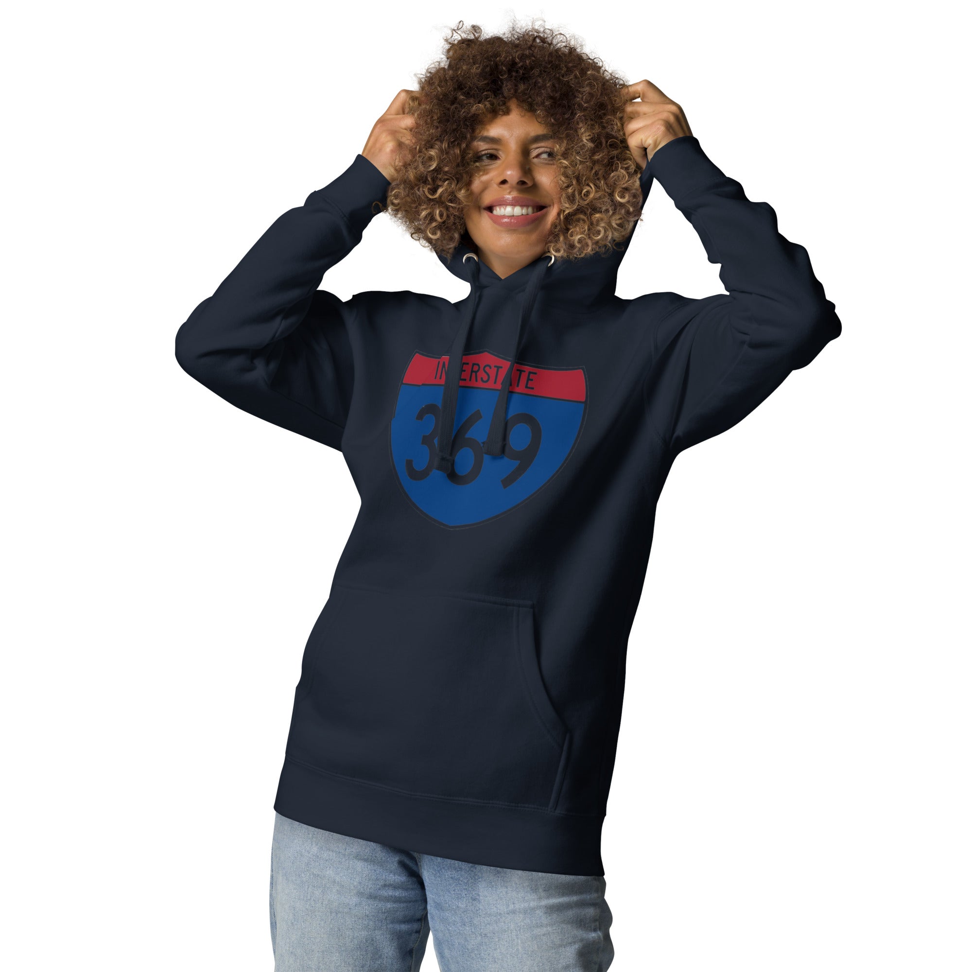 Interstate 369 Hoodie - Spiritual Journey Design, Premium Comfort ENERGY, FREQUENCY, VIBRATION (369)