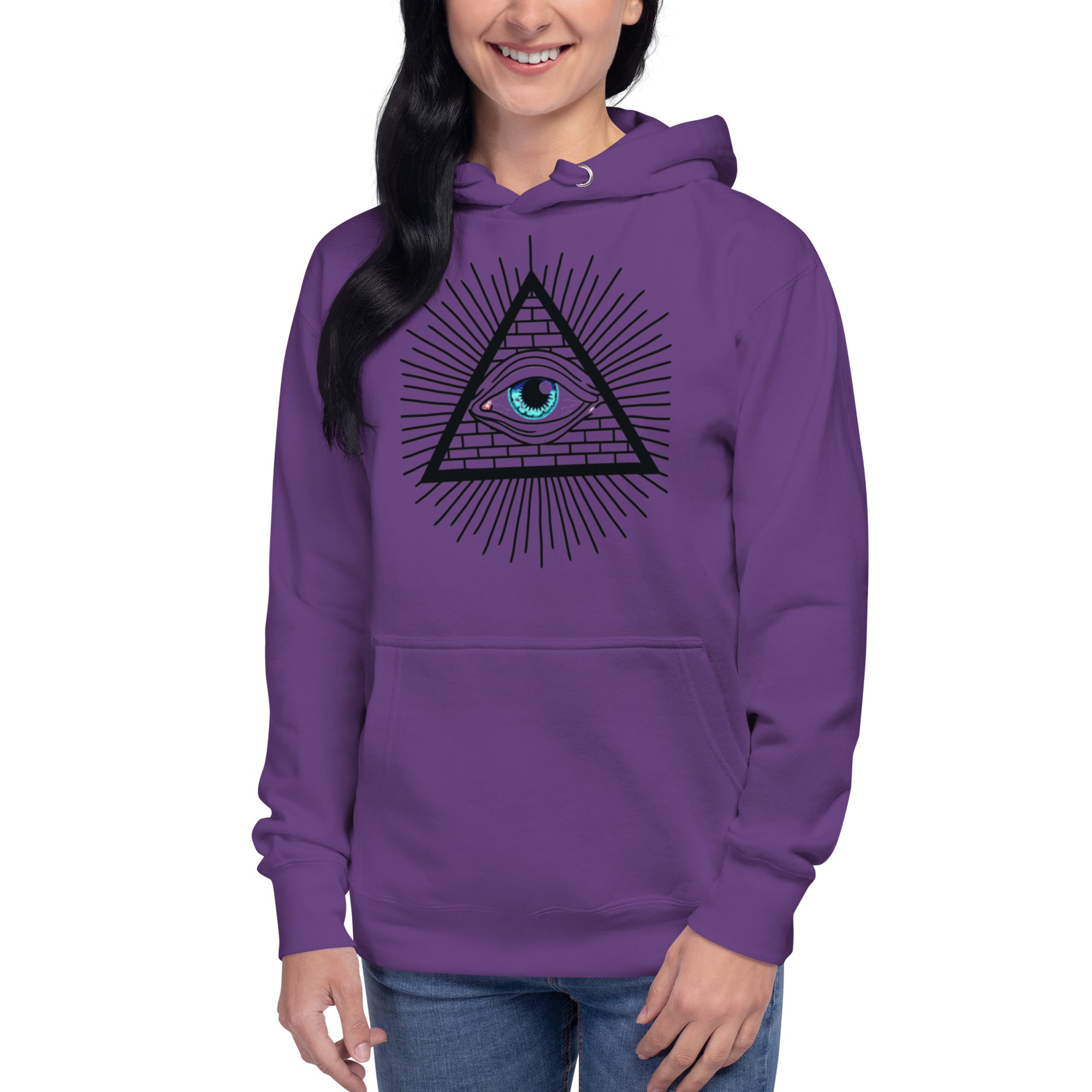 In Us We Trust Hoodie - Patriotic Crypto Apparel, Premium Quality "ALL SEEING EYE"