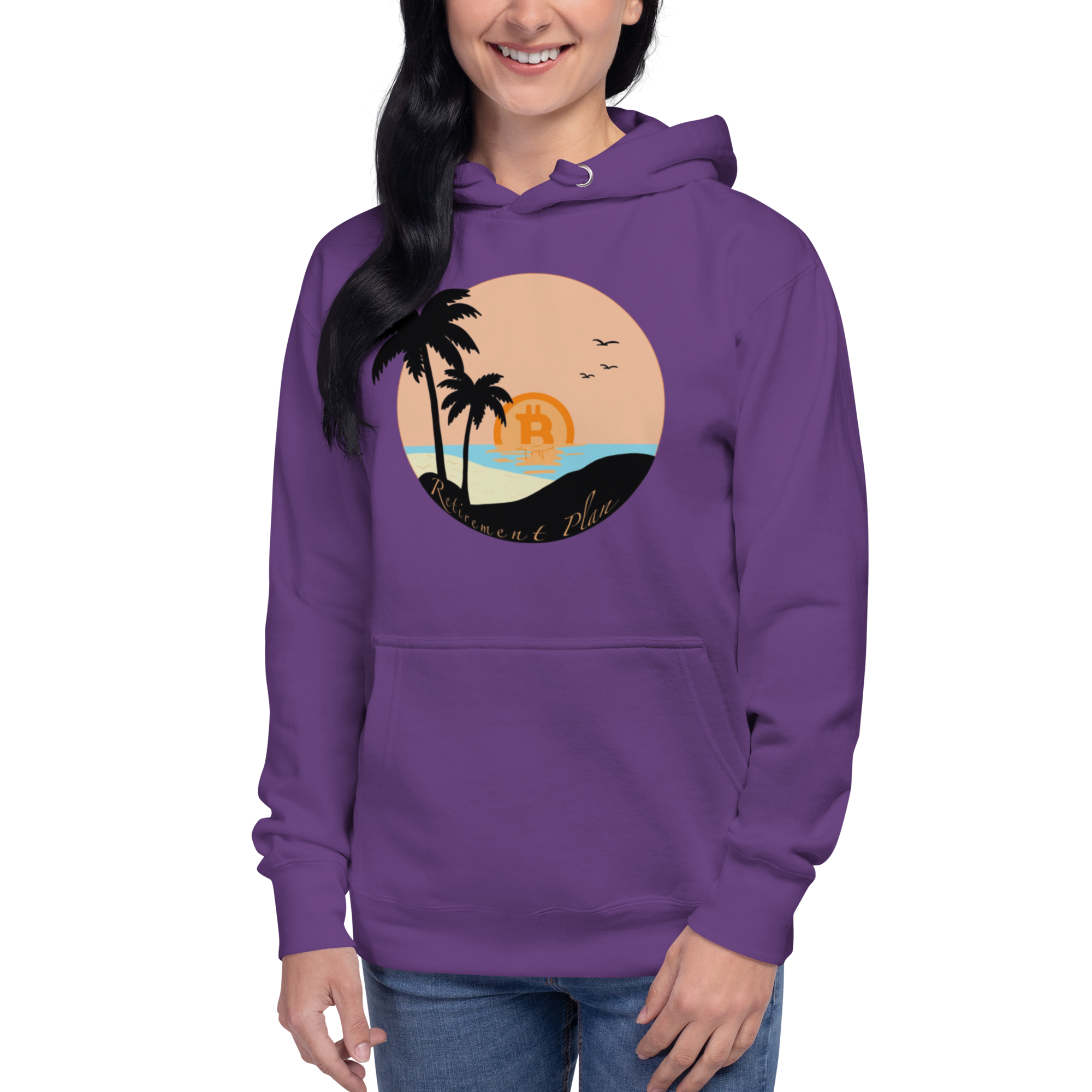 Retirement Plan Hoodie - Stylish Design, Premium Comfort for Crypto Investors | BTC 4 LIFE