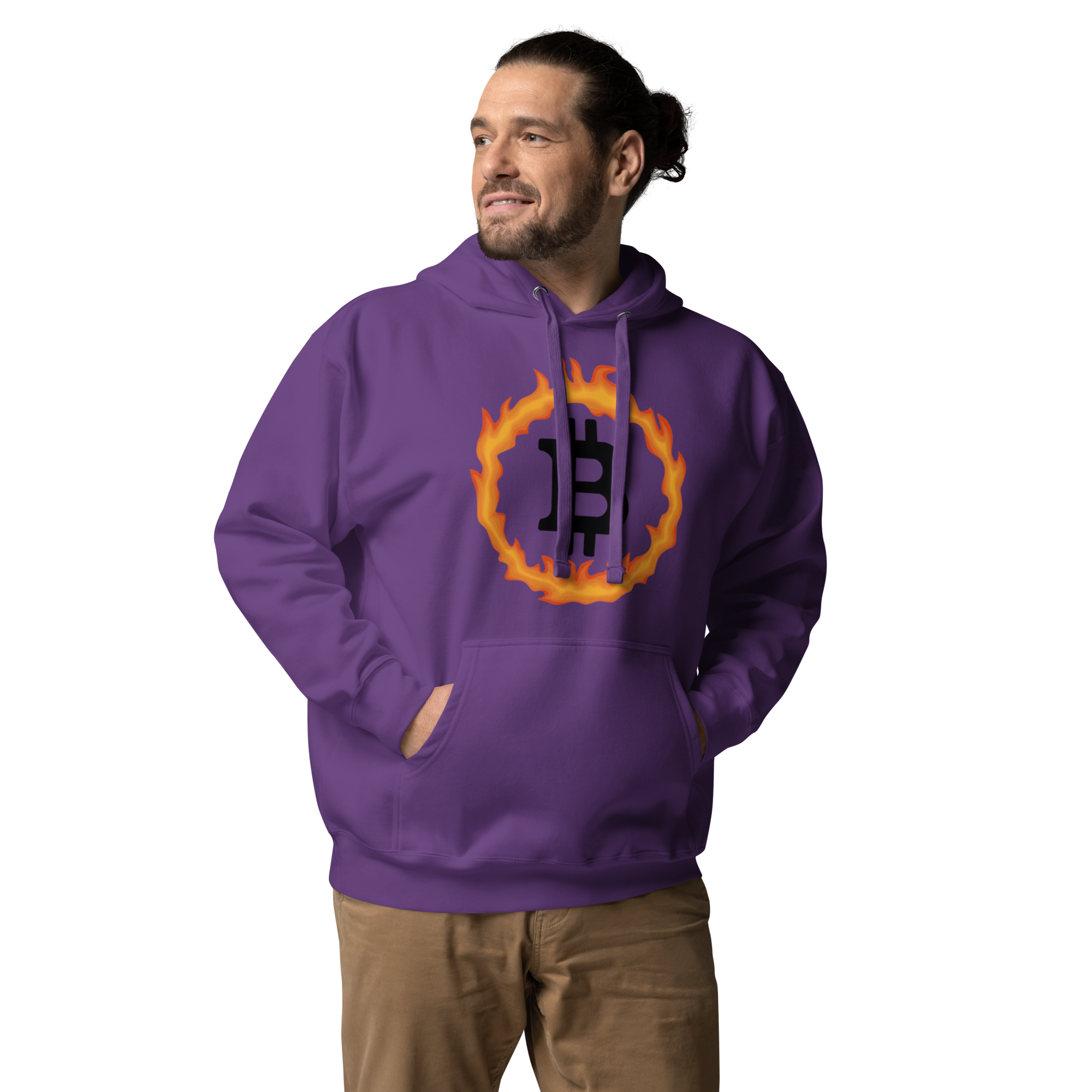 Bitcoin Blaze Hoodie - Iconic Crypto Design, Premium Comfort for BTC Enthusiasts