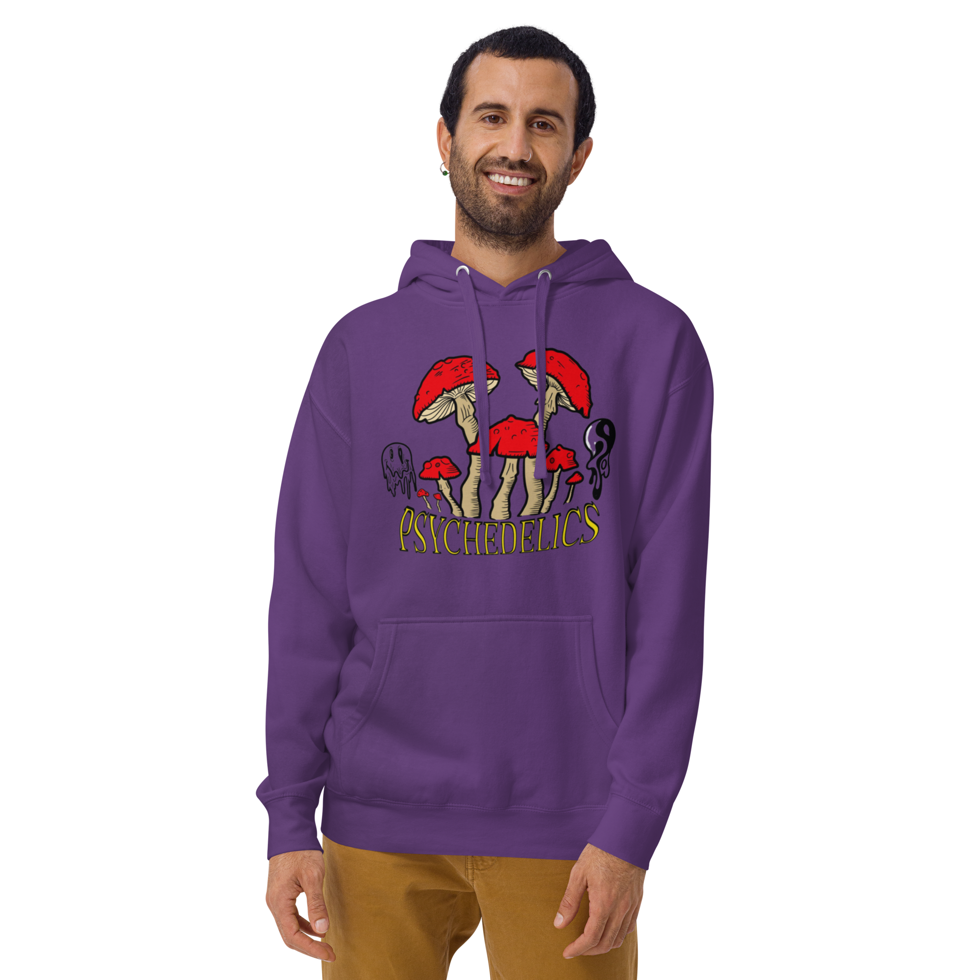 Trippy Hoodie - Psychedelic Design, Ultimate Comfort TRIP ON SHROOMS