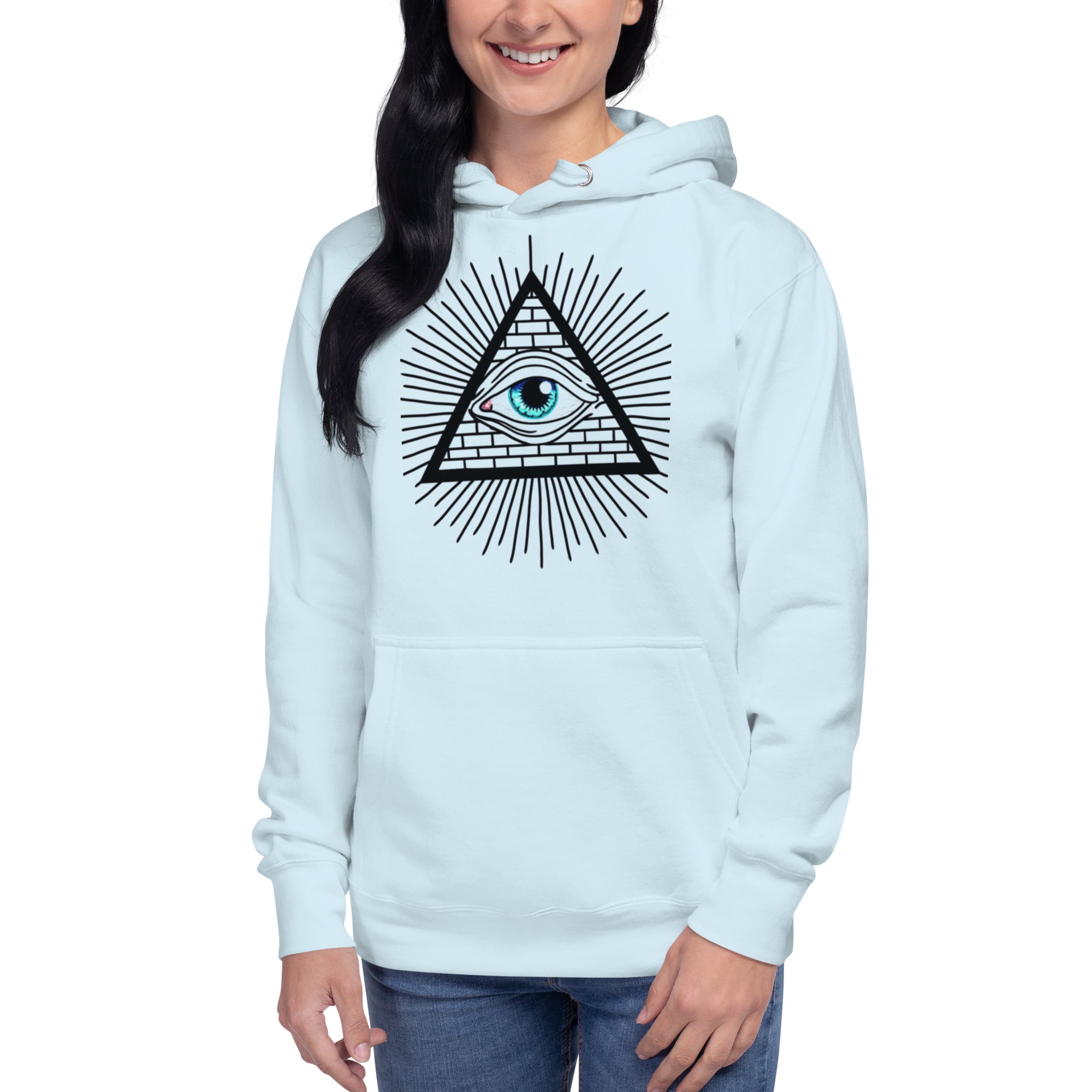 In Us We Trust Hoodie - Patriotic Crypto Apparel, Premium Quality "ALL SEEING EYE"