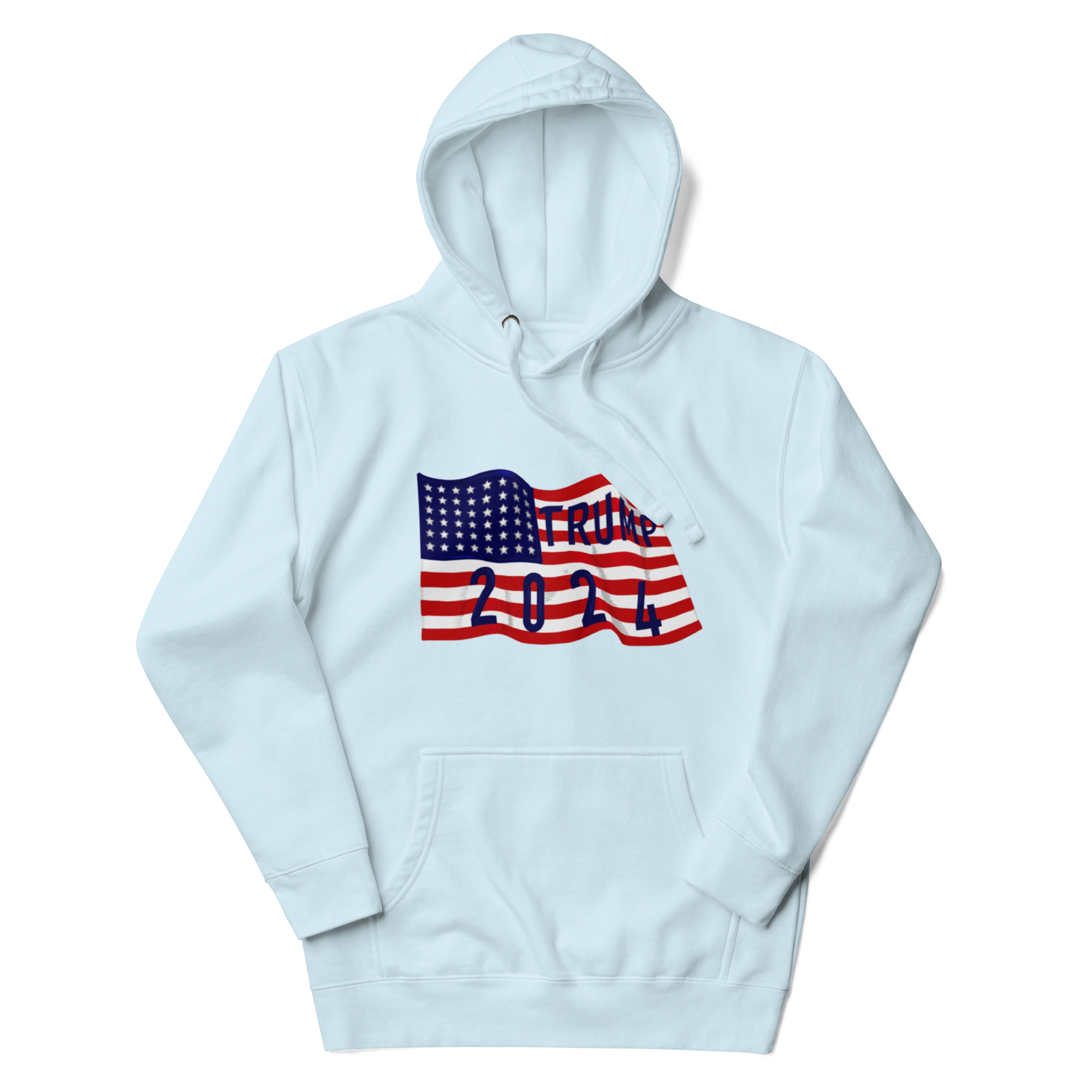 Trump 2024 Flag Hoodie - Patriotic Design, Premium Quality -Trump 2024 Flag #45