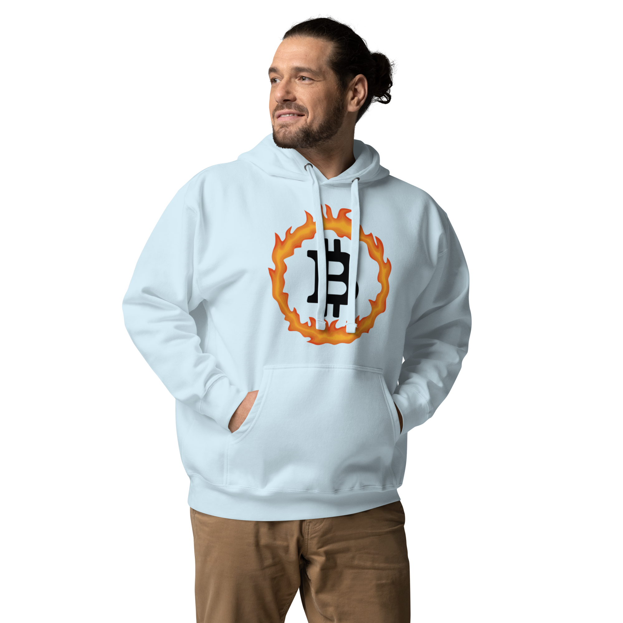 Bitcoin Blaze Hoodie - Iconic Crypto Design, Premium Comfort for BTC Enthusiasts