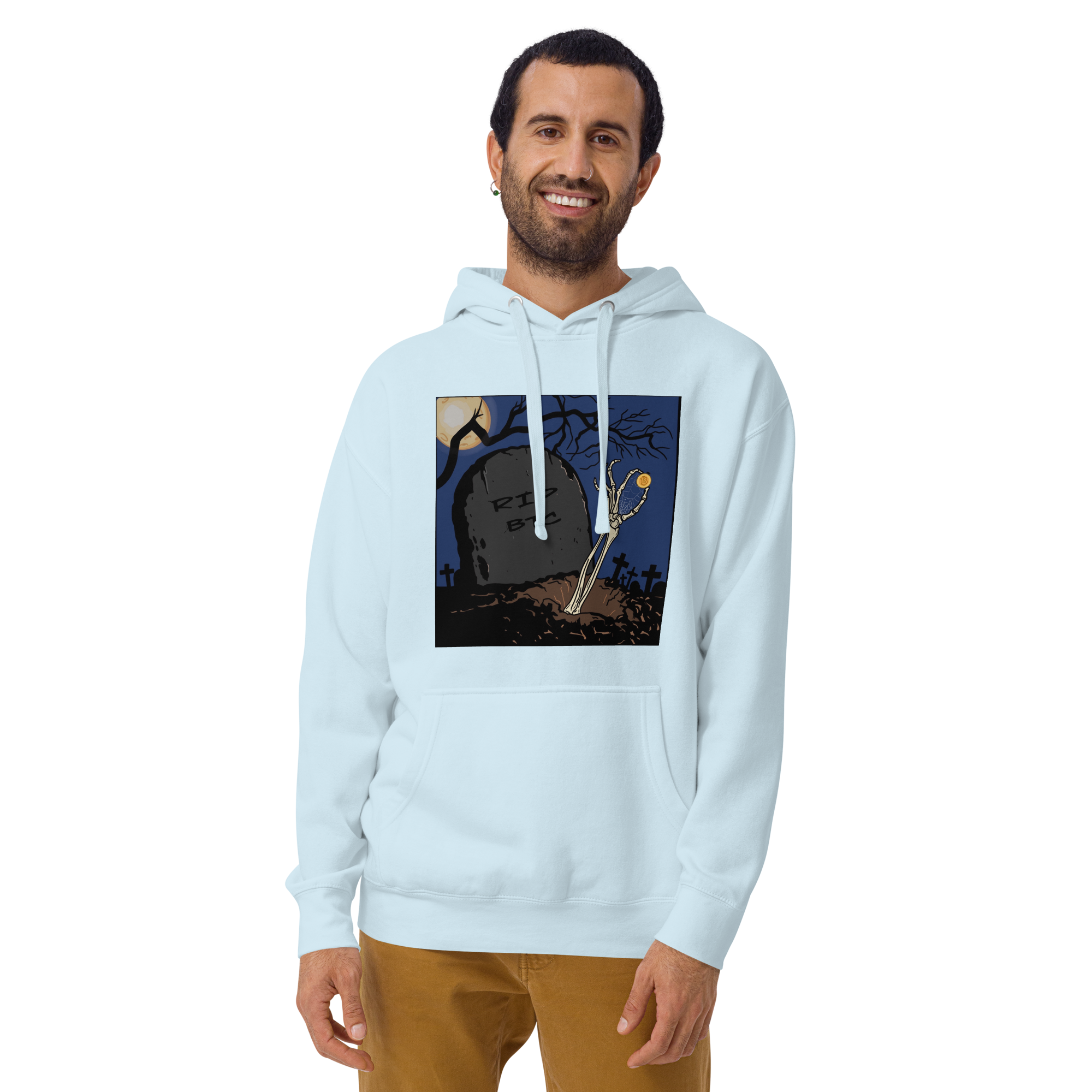 RIP Bitcoin Hoodie - Bold Design, Premium Comfort for BTC Fans - RIP BTC Hoodie | FUTURE OF CRYPTO