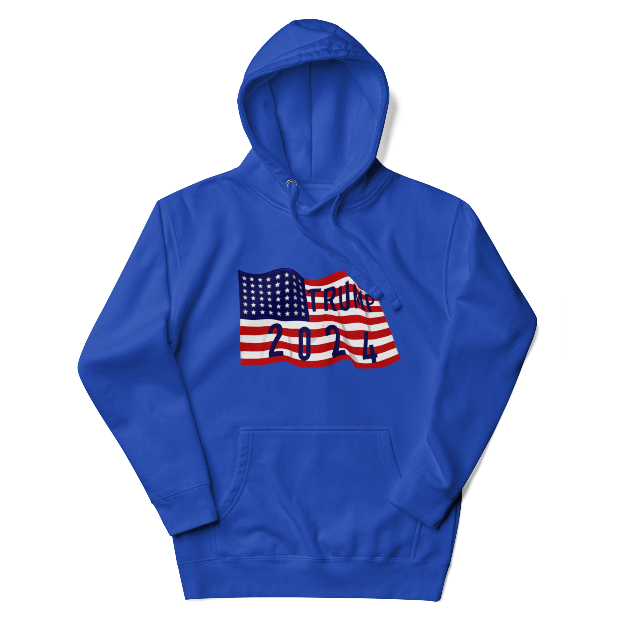 Trump 2024 Flag Hoodie - Patriotic Design, Premium Quality -Trump 2024 Flag #45