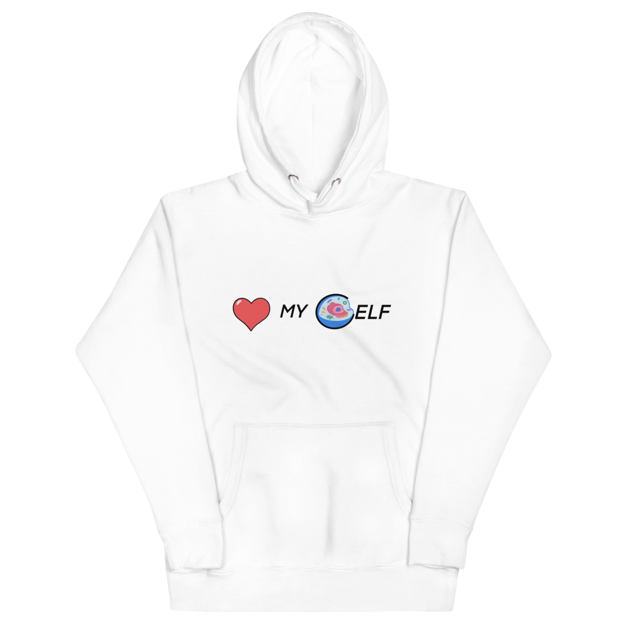 Cell-f Love Hoodie - Self-Love Design, Premium Comfort "CELLULAR LOVE" DNA HEALING