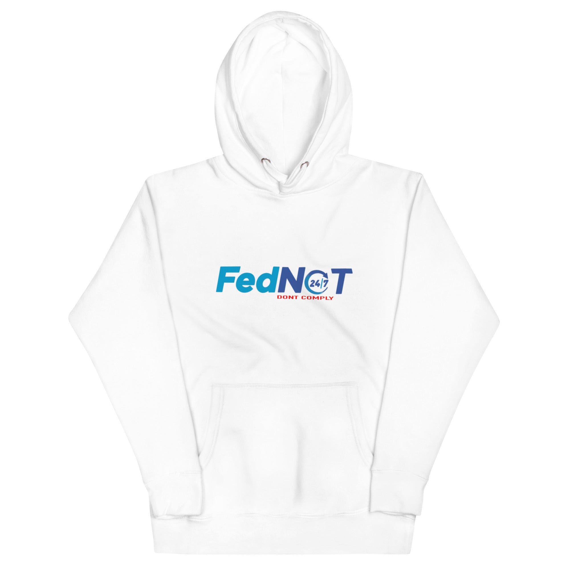 FED NOT Hoodie - Bold Anti-FED Statement Apparel for Crypto Advocates | ANTI-GOV HOODIE