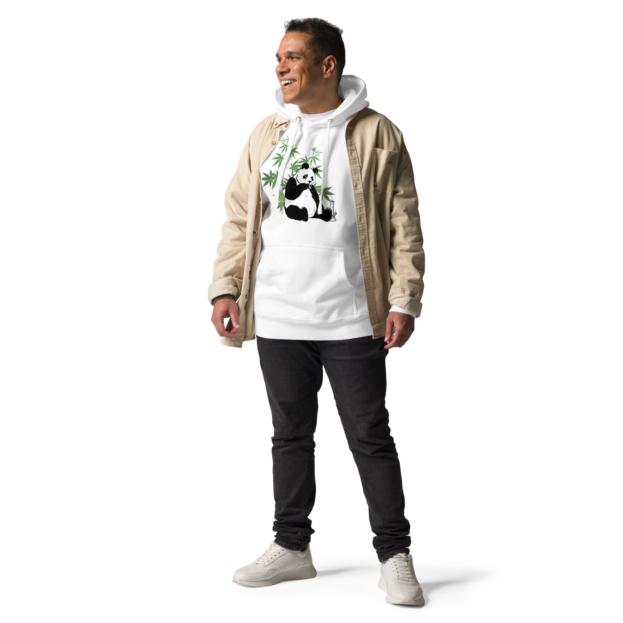 Stoned Panda Hoodie - Cozy and Cool Crypto Apparel, Premium Cotton Blend