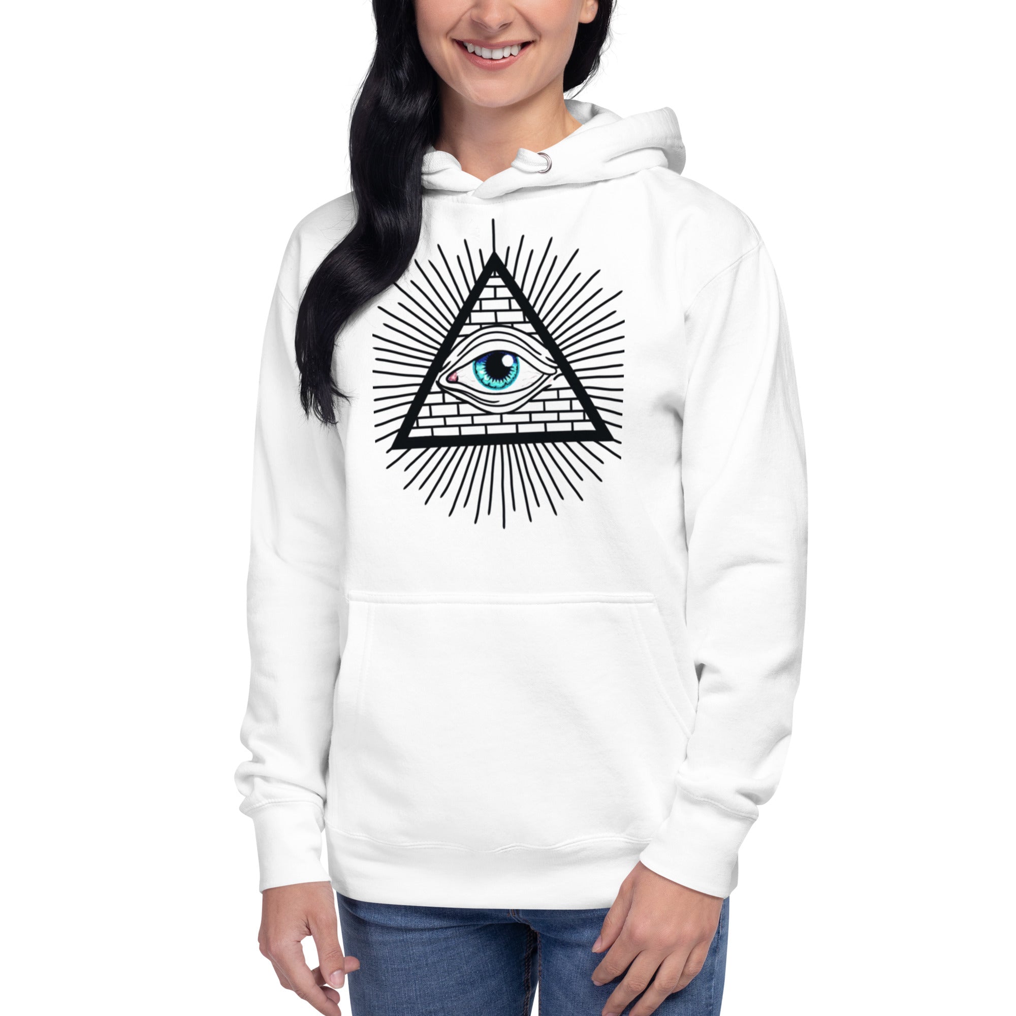 In Us We Trust Hoodie - Patriotic Crypto Apparel, Premium Quality "ALL SEEING EYE"