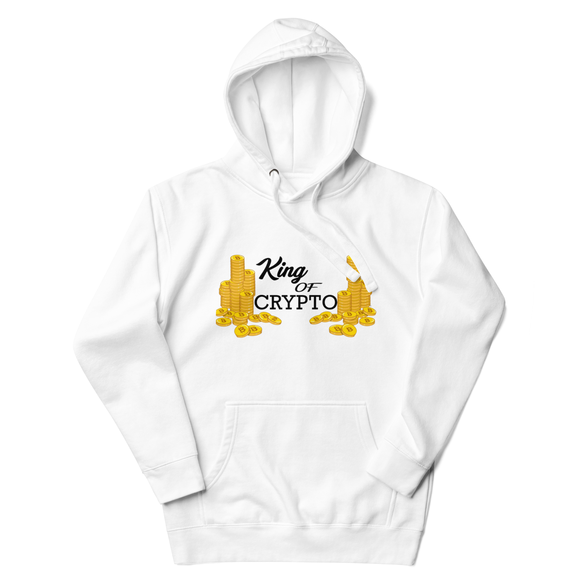 KING OF CRYPTO Hoodie - Regal Design, Premium Comfort for Crypto Royalty "KING OF CRYPTO"